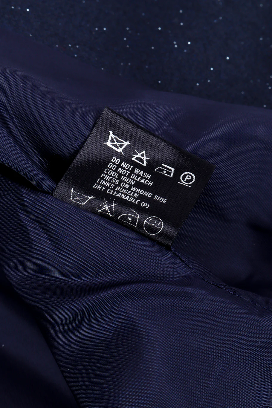 Embroidered Star Glitter Wool Blazer - Image 11