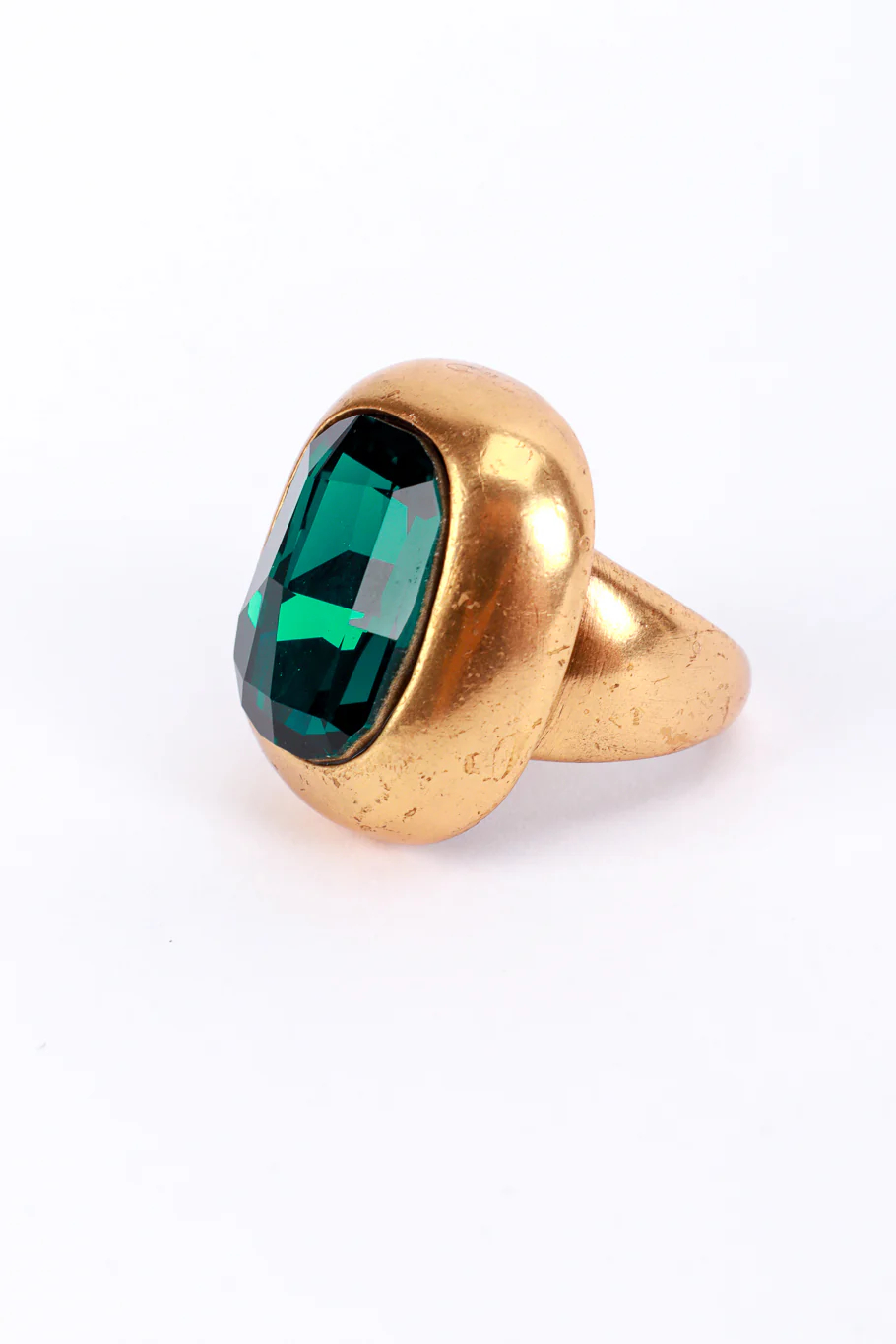 Emerald Crystal Statement Ring - Image 4