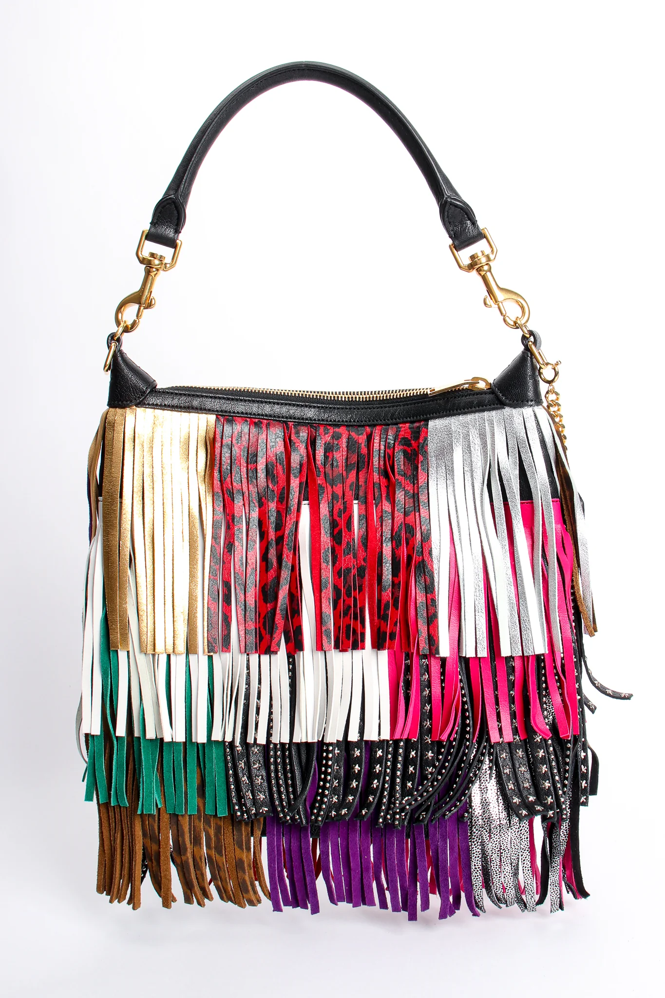 Emmanuelle Multi Fringe Crossbody Bag - Image 12