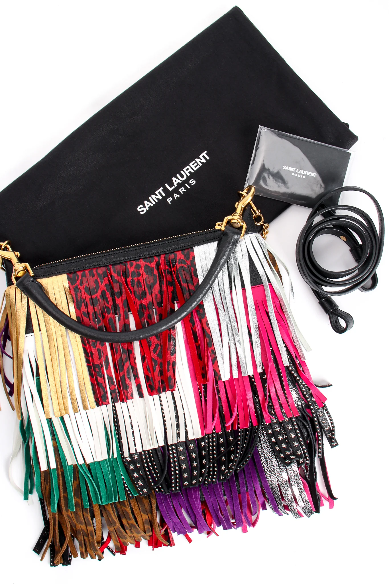 Emmanuelle Multi Fringe Crossbody Bag - Image 20