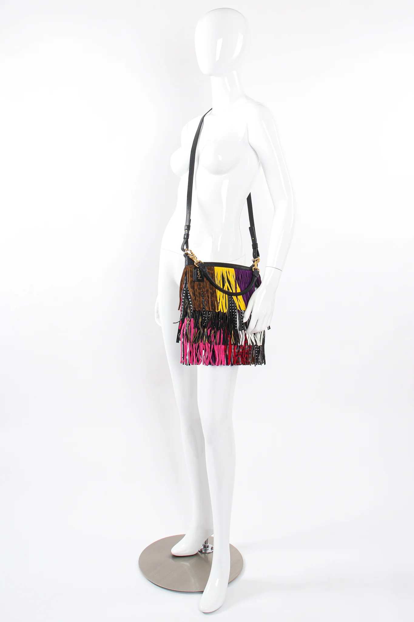 Emmanuelle Multi Fringe Crossbody Bag - Image 23