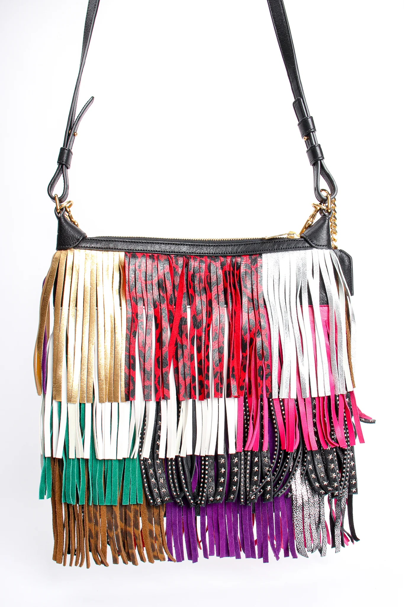 Emmanuelle Multi Fringe Crossbody Bag - Image 3