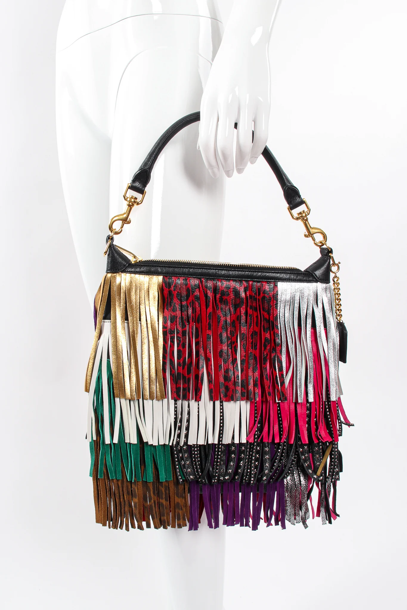 Emmanuelle Multi Fringe Crossbody Bag - Image 4