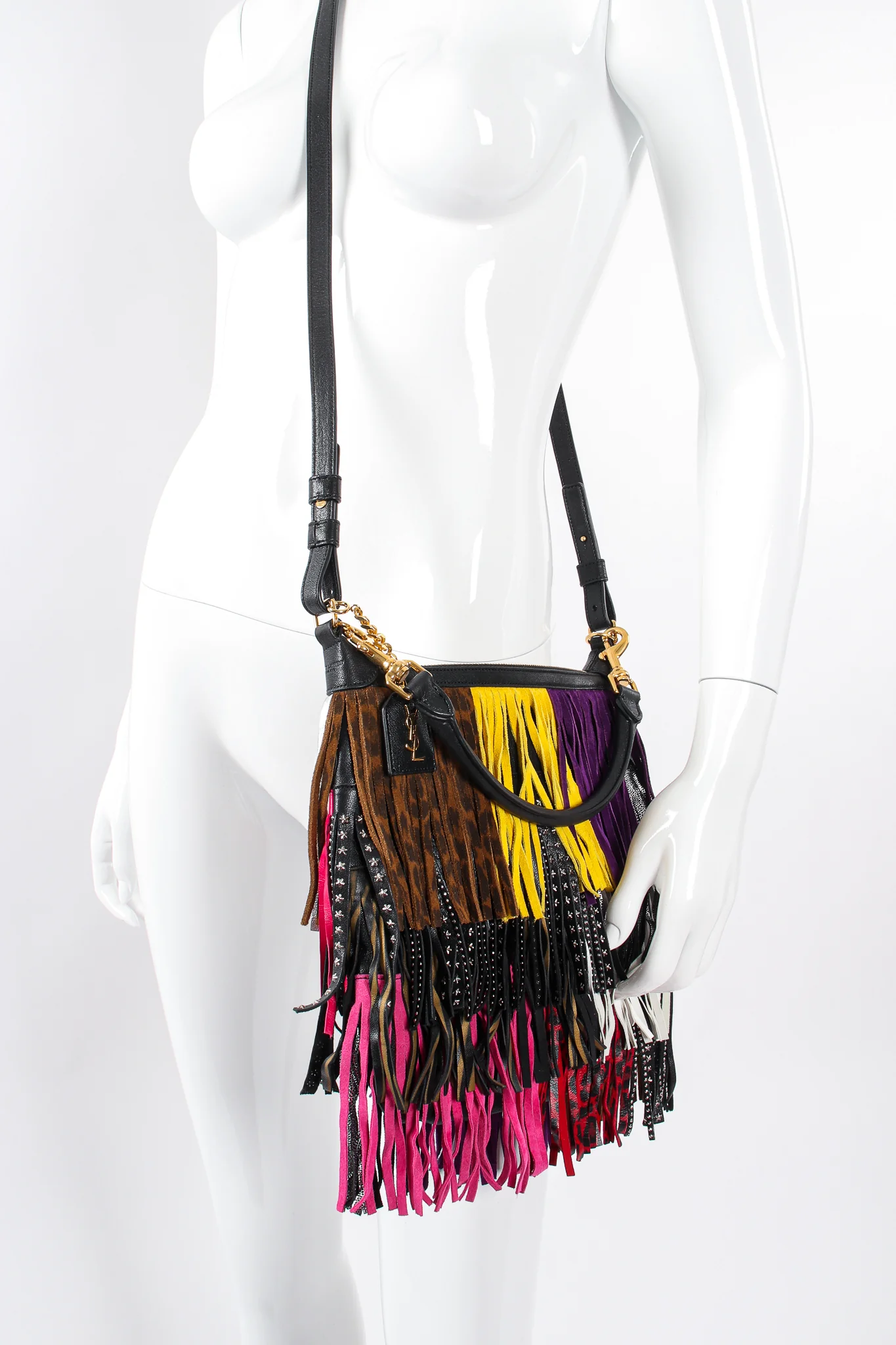 Emmanuelle Multi Fringe Crossbody Bag - Image 6