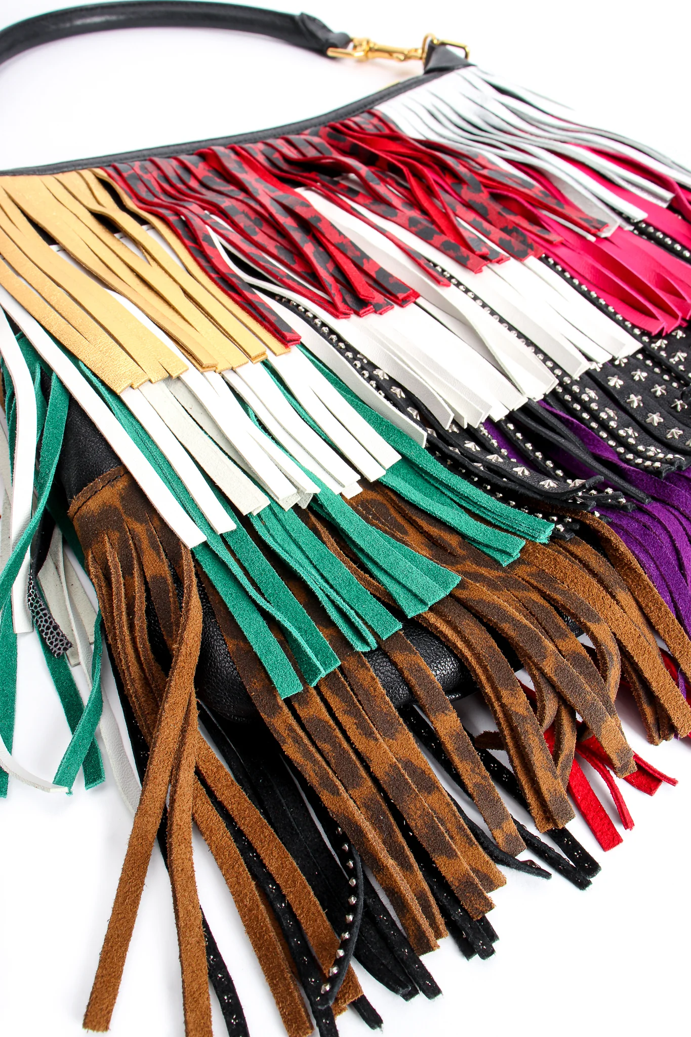 Emmanuelle Multi Fringe Crossbody Bag - Image 9