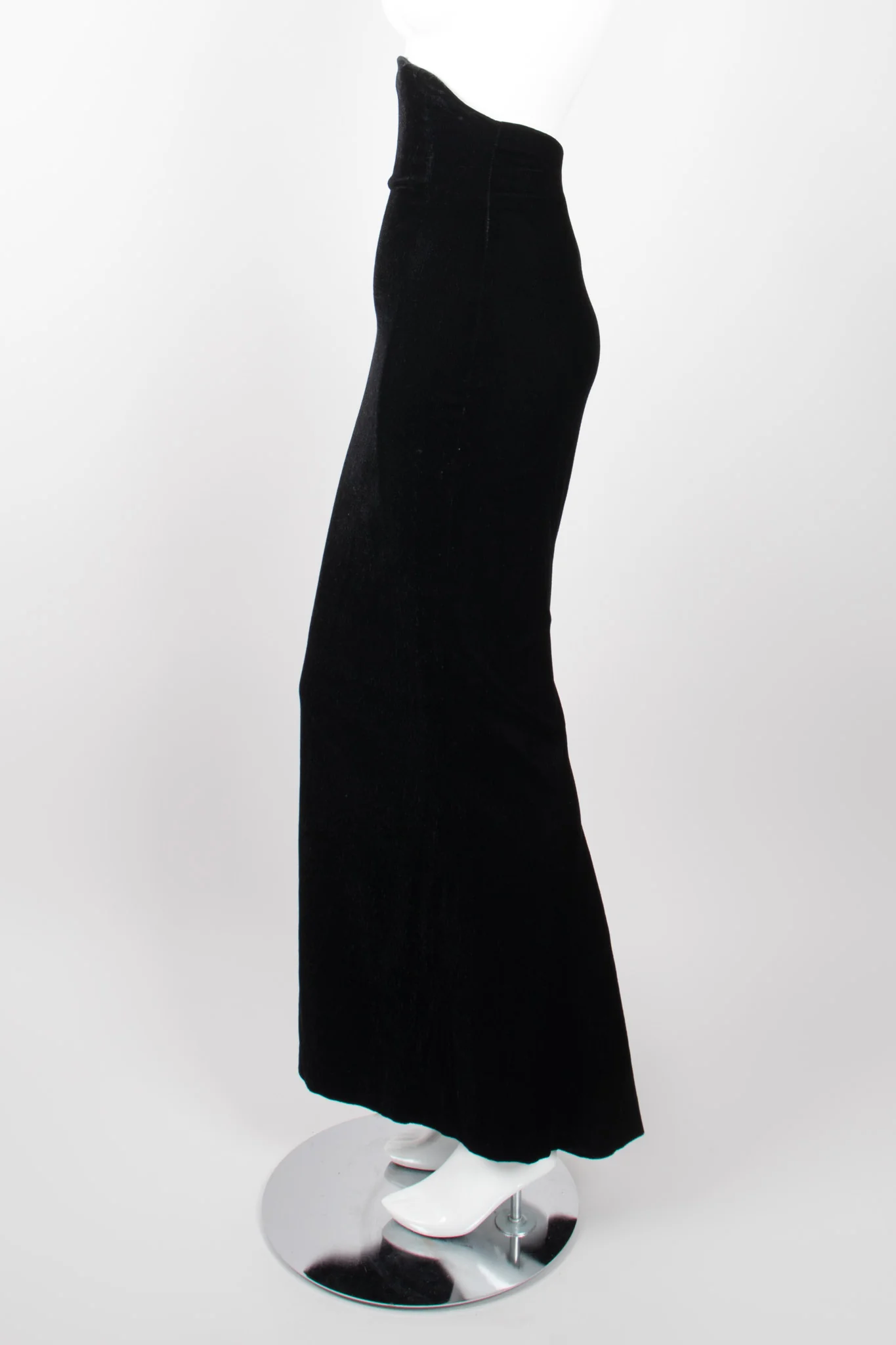 Empire Waist Velvet Skirt - Image 5