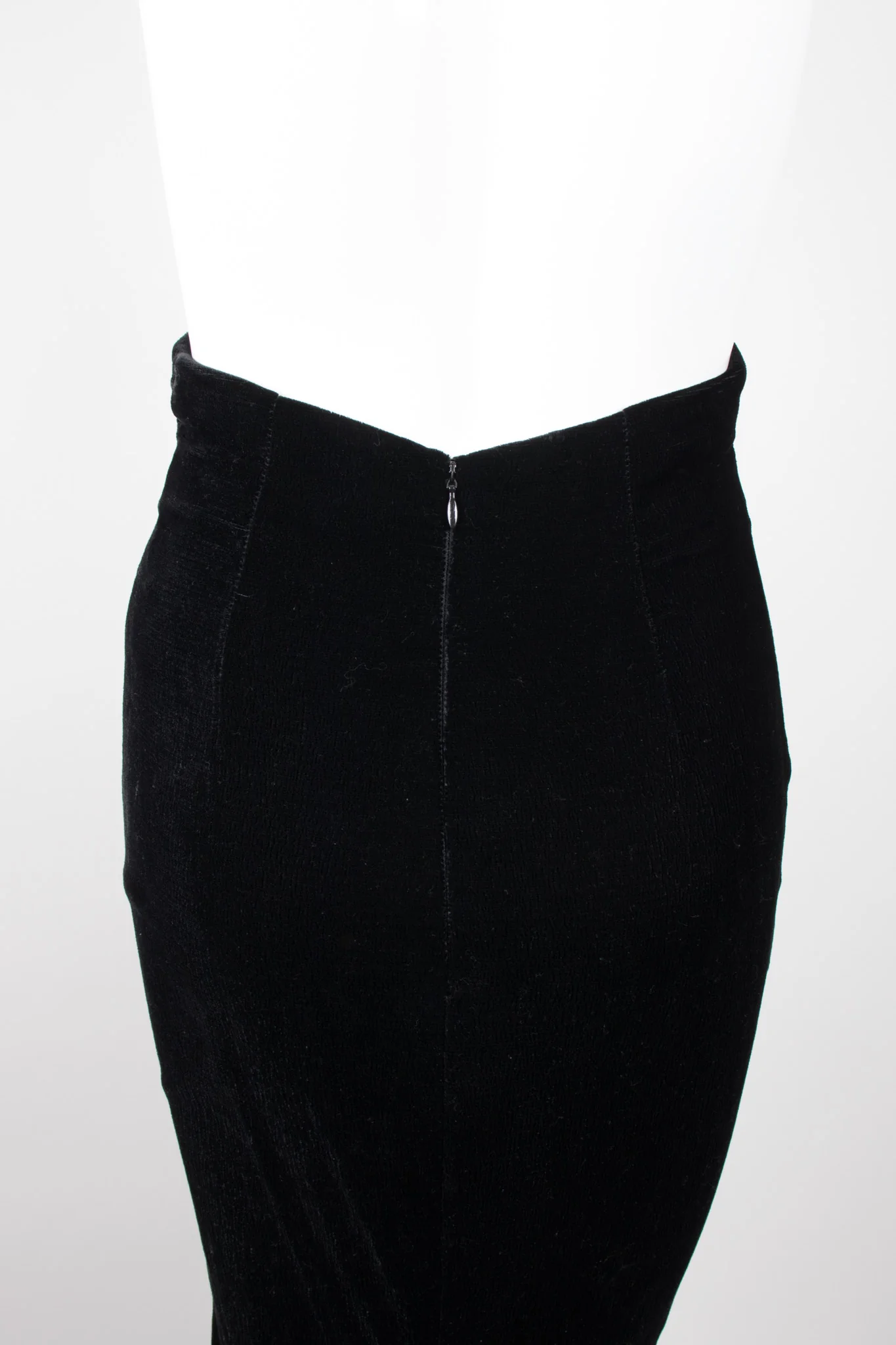 Empire Waist Velvet Skirt - Image 7