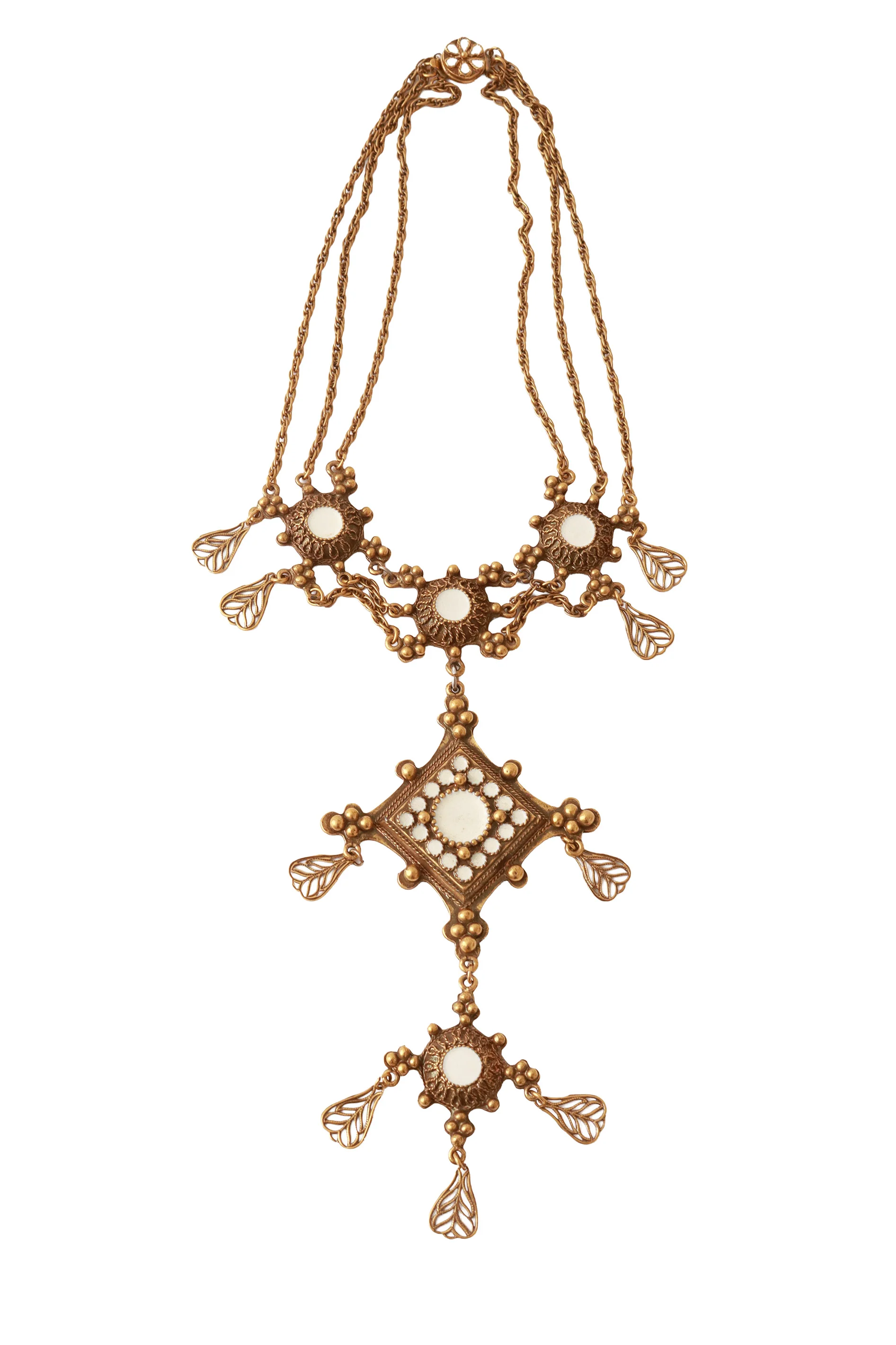 Enamel Filigree Necklace