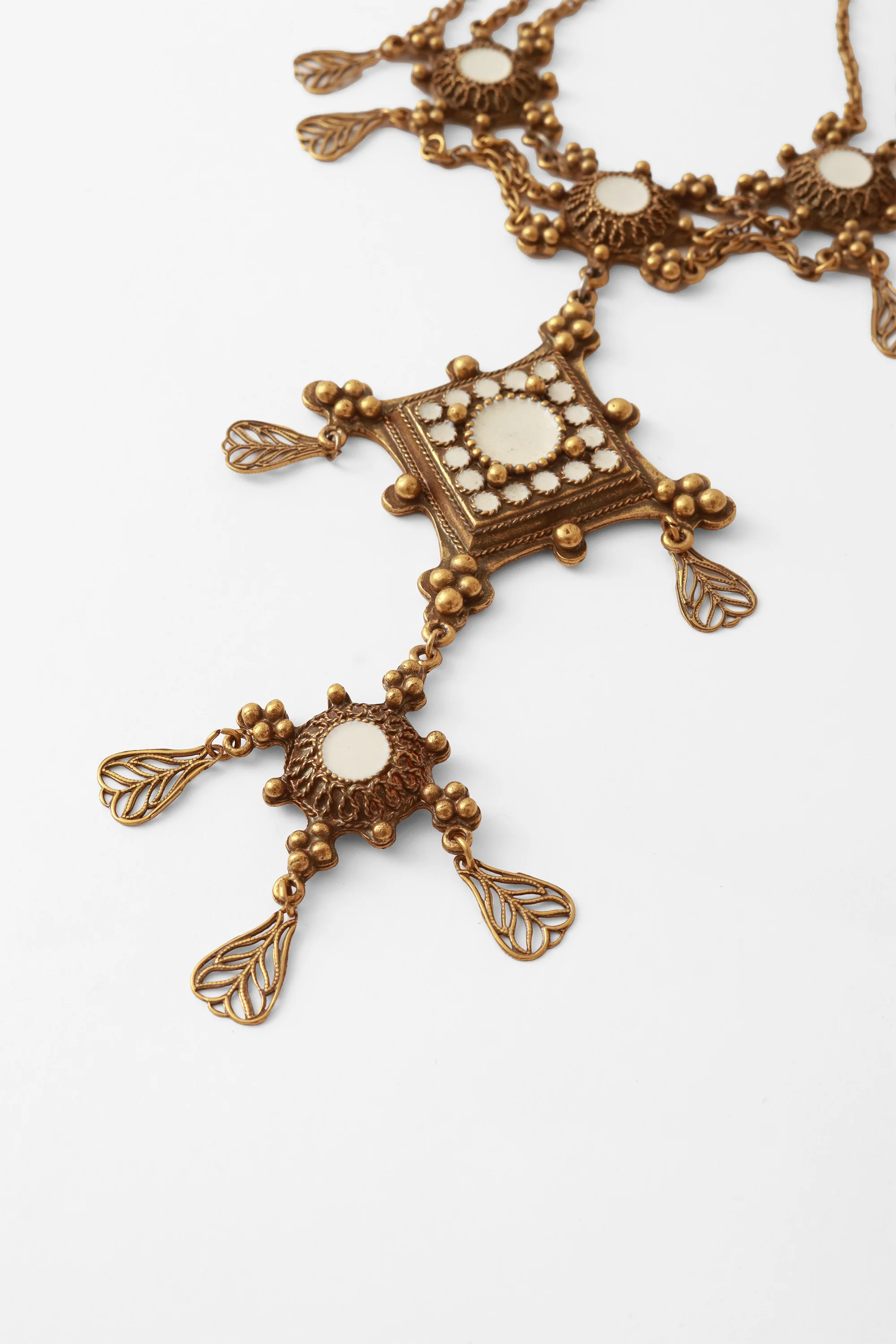 Enamel Filigree Necklace - Image 3