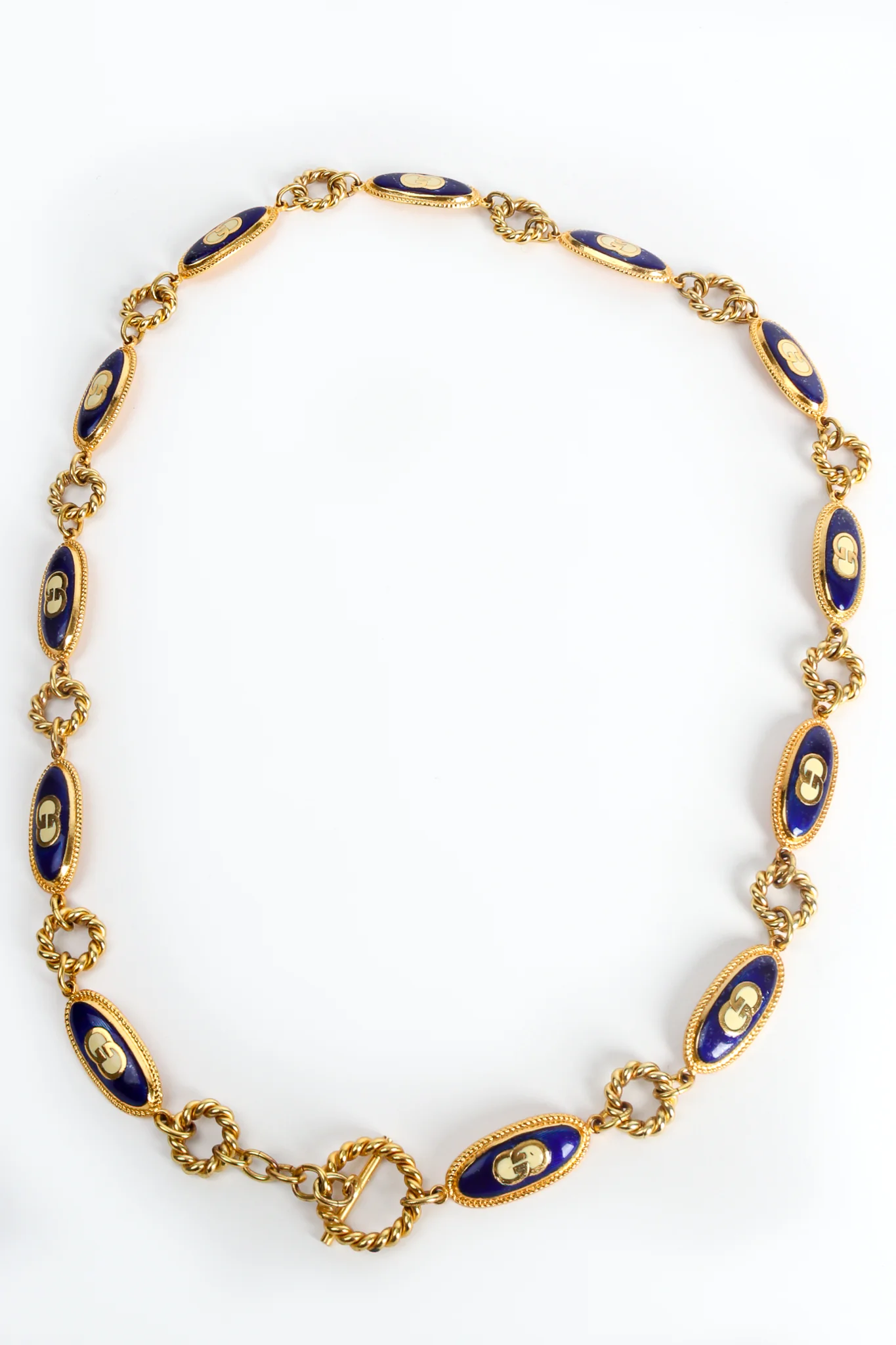 Enamel GG Logo Chain Belt - Image 5