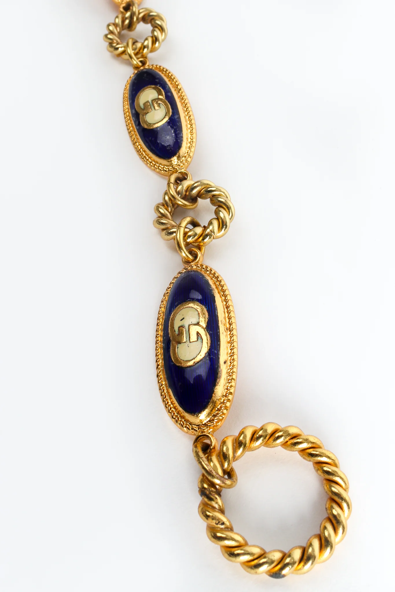 Enamel GG Logo Chain Belt - Image 8