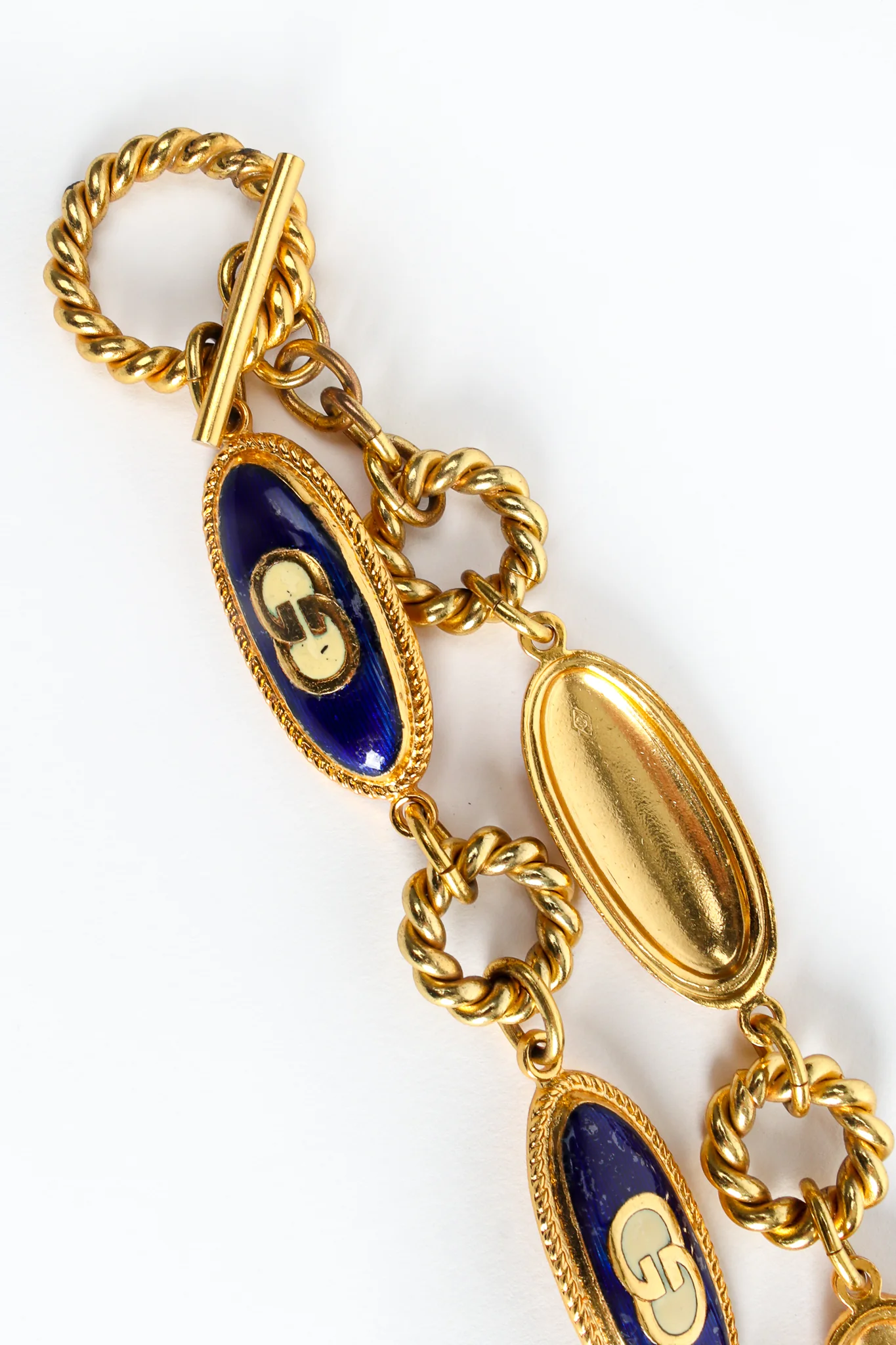 Enamel GG Logo Chain Belt - Image 9