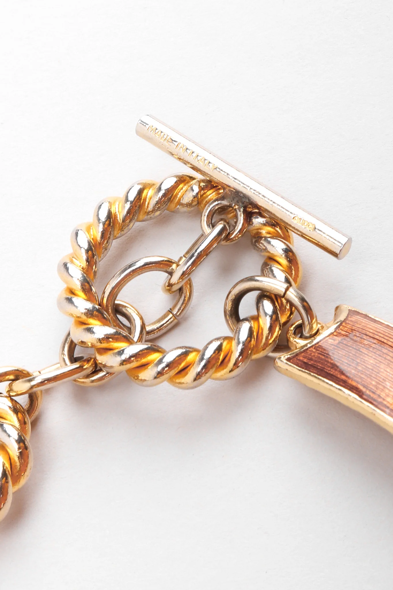 Enamel GG Logo Chain Belt - Image 10