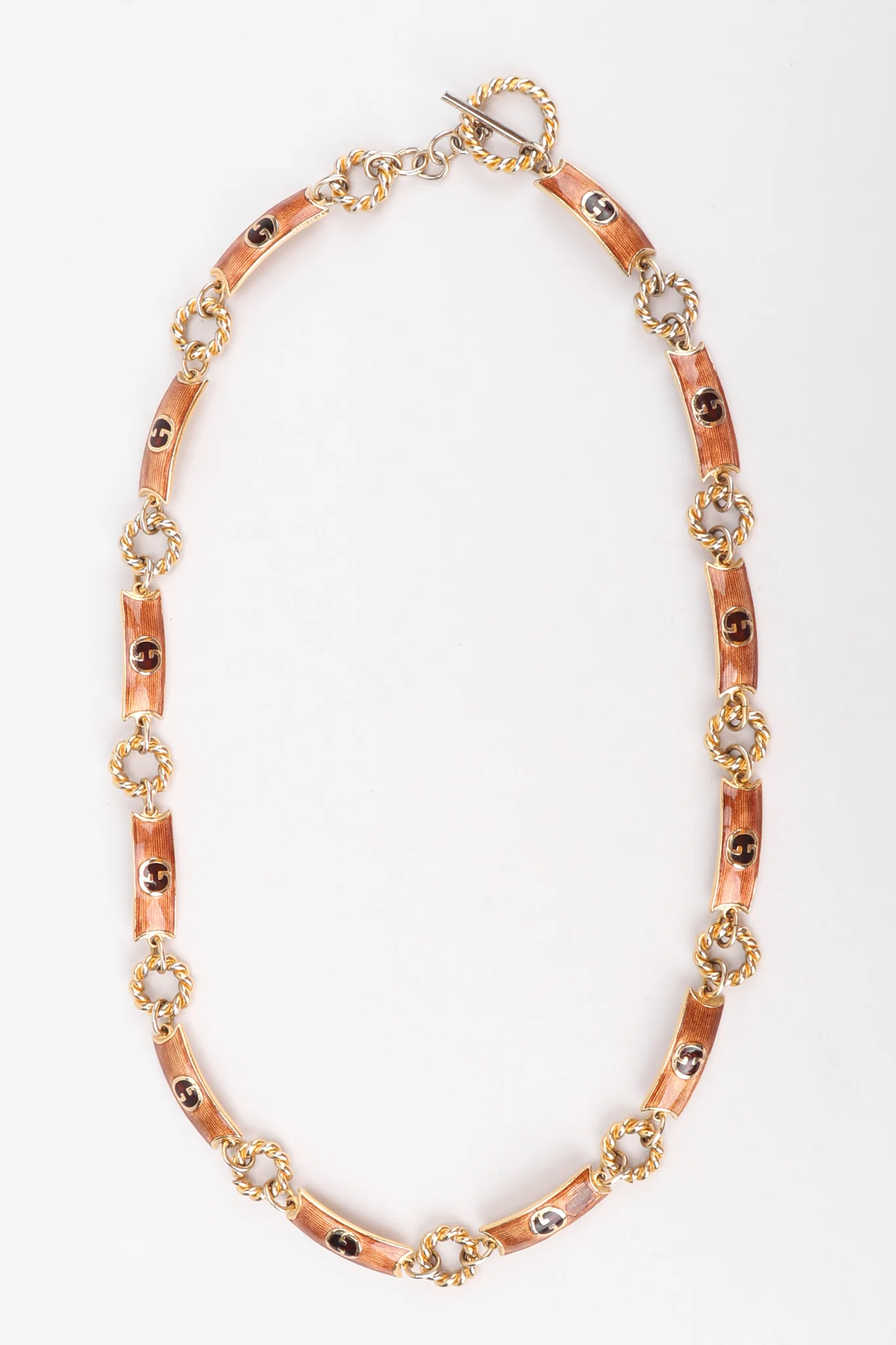 Enamel GG Logo Chain Belt - Image 5
