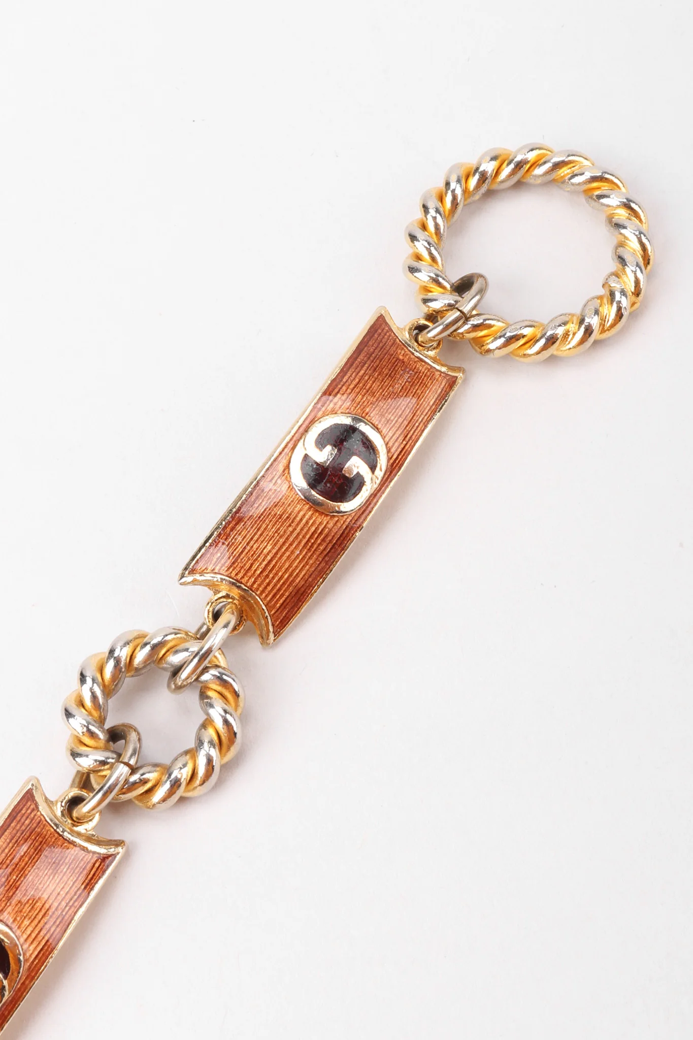 Enamel GG Logo Chain Belt - Image 7