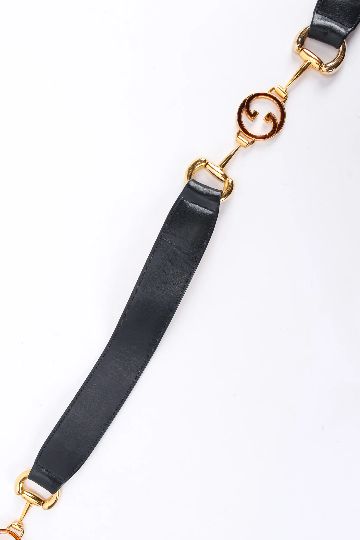 Enamel Horsebit Leather Belt - Image 6