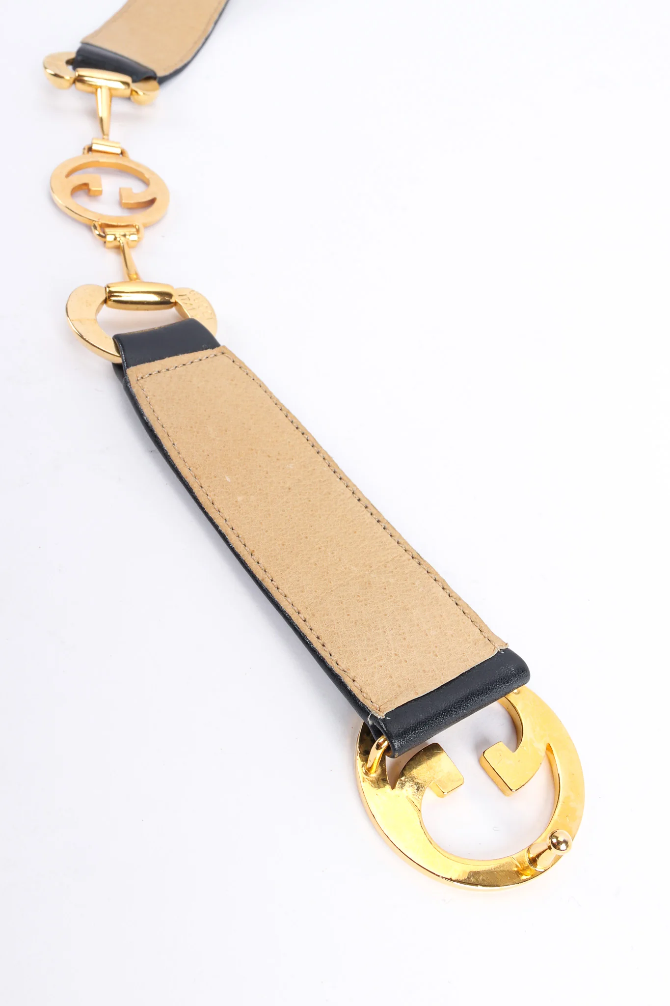 Enamel Horsebit Leather Belt - Image 8
