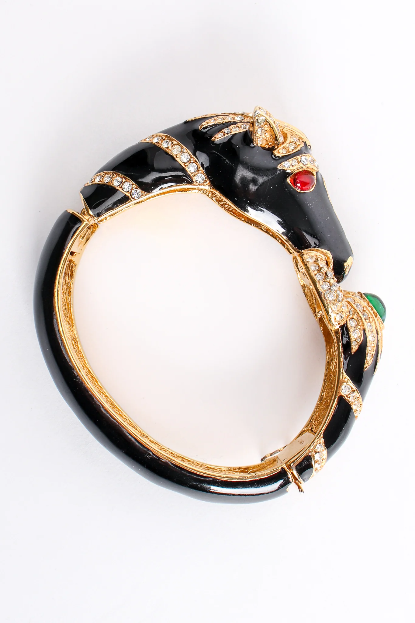 Enamel Jeweled Horse Bracelet - Image 6