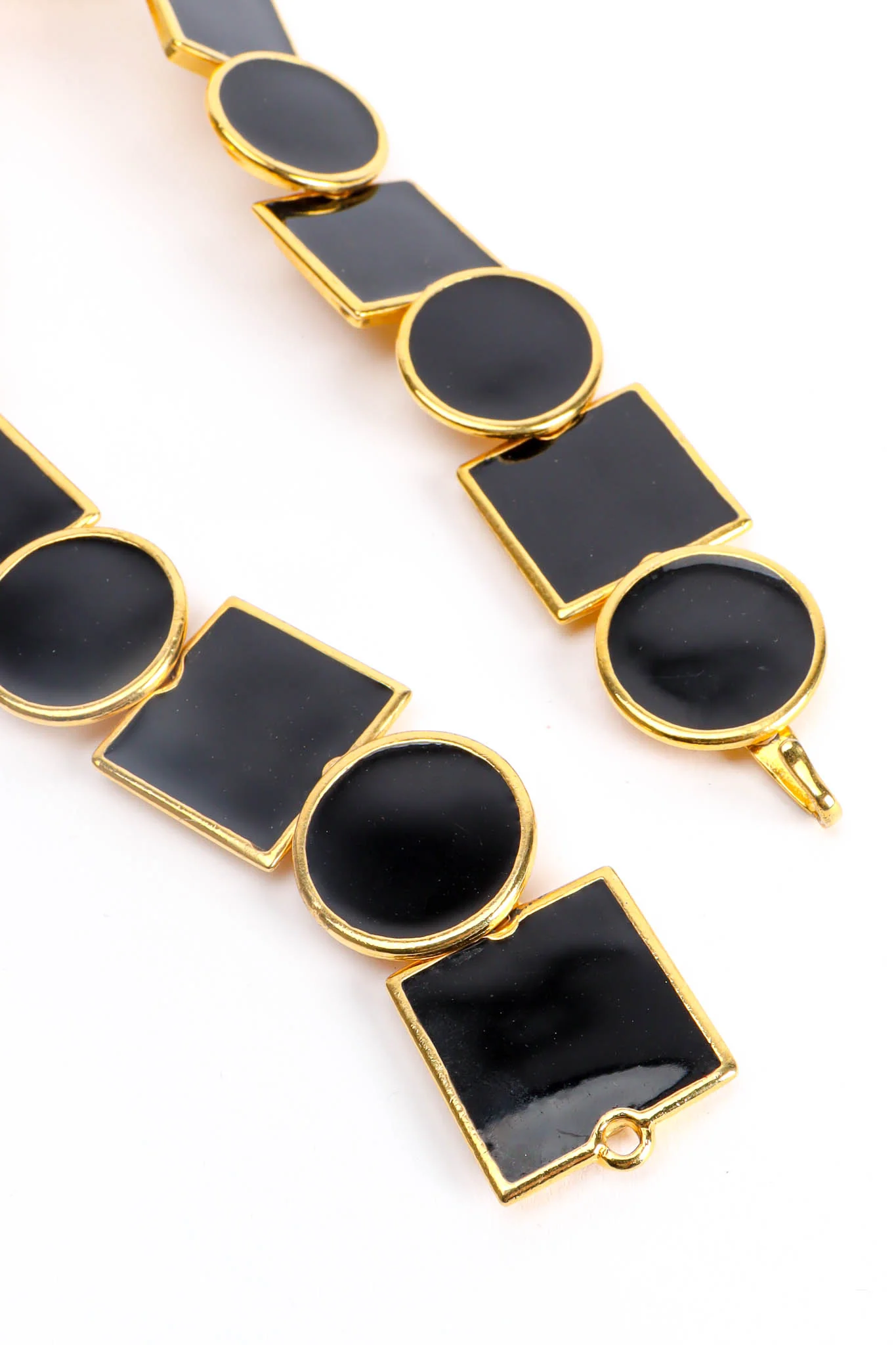 Enamel Shapes Necklace & Earring Set - Image 8