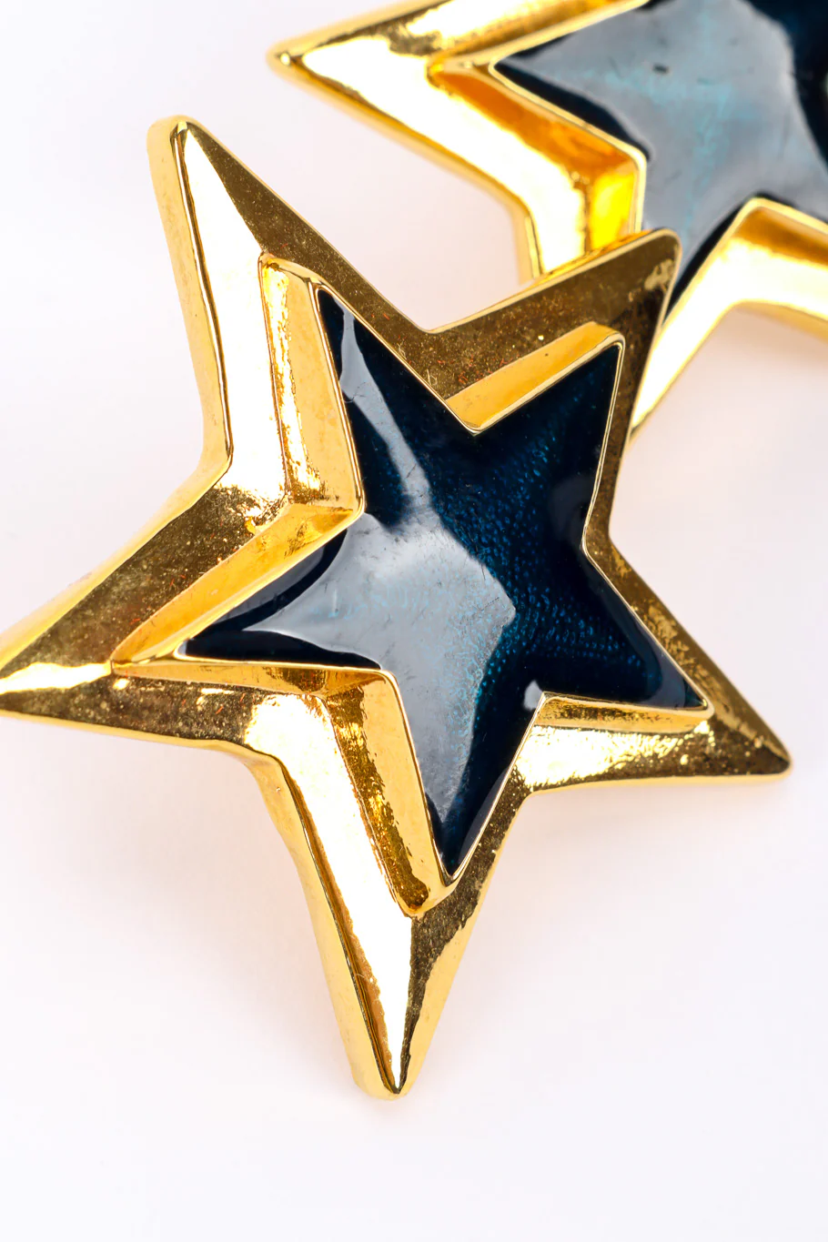 Enamel Star Plate Earrings II - Image 5