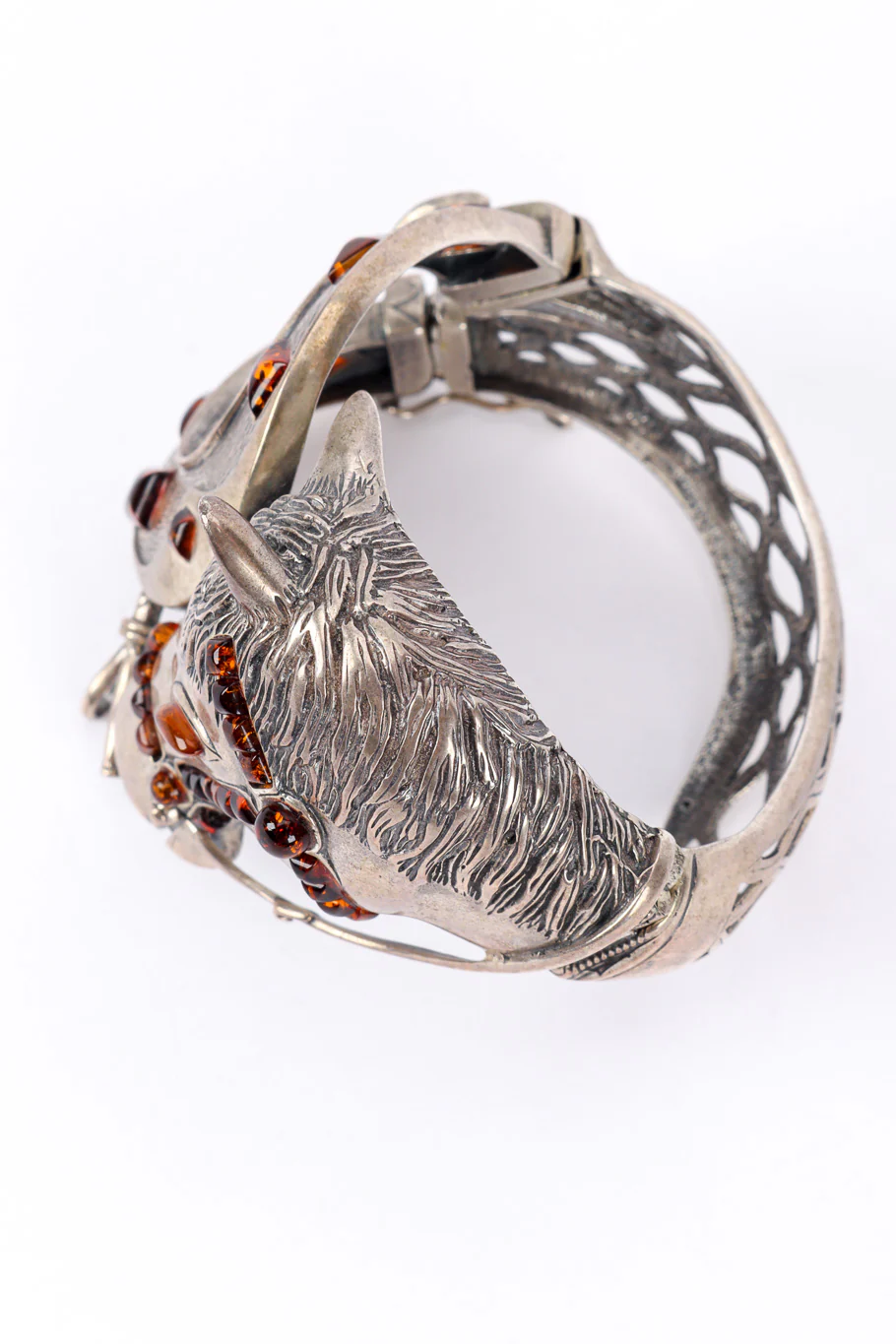 Equestrian Motif Sterling Bracelet - Image 3
