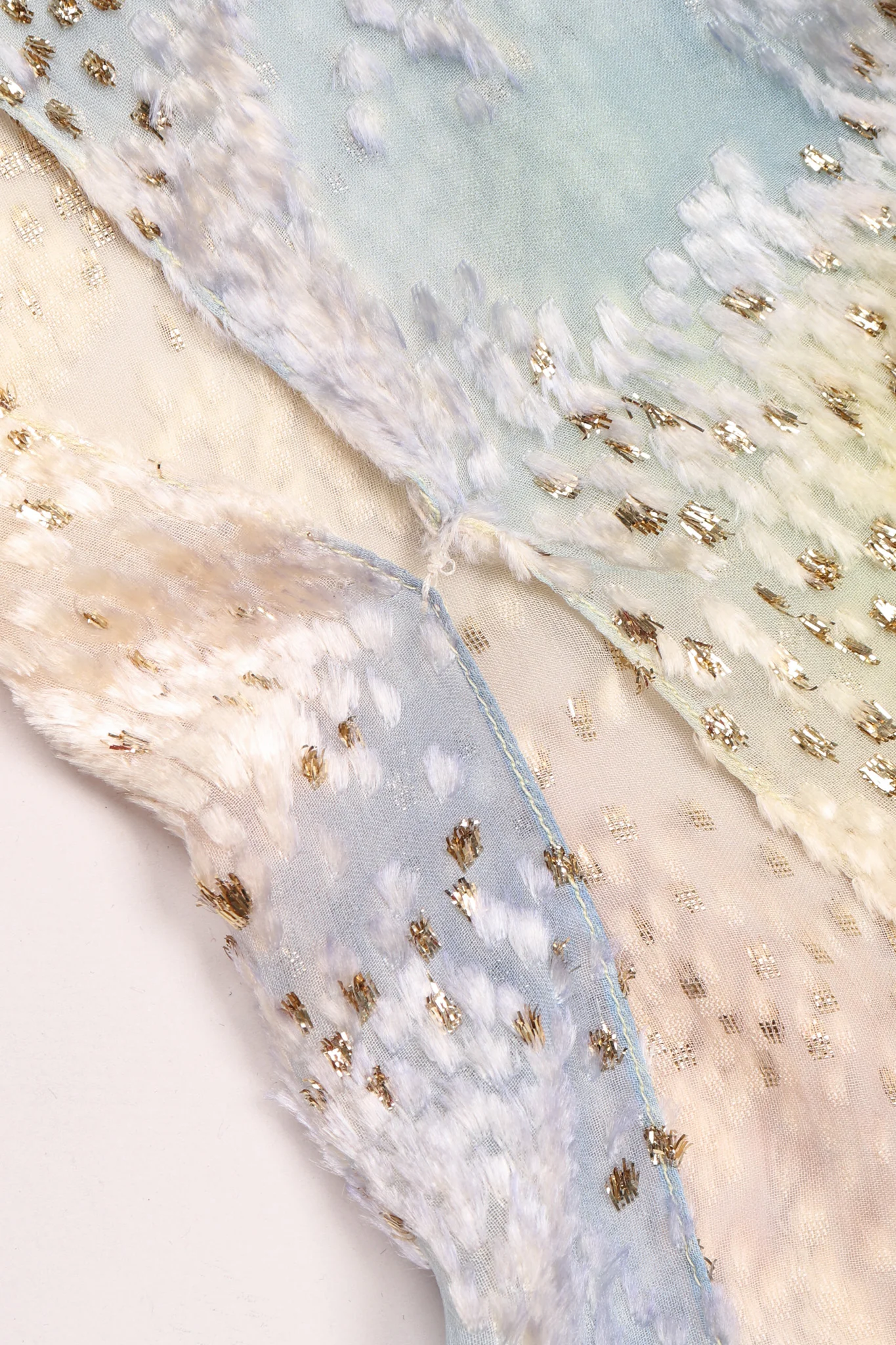Ethereal Velvet Lamé Burnout Top - Image 10