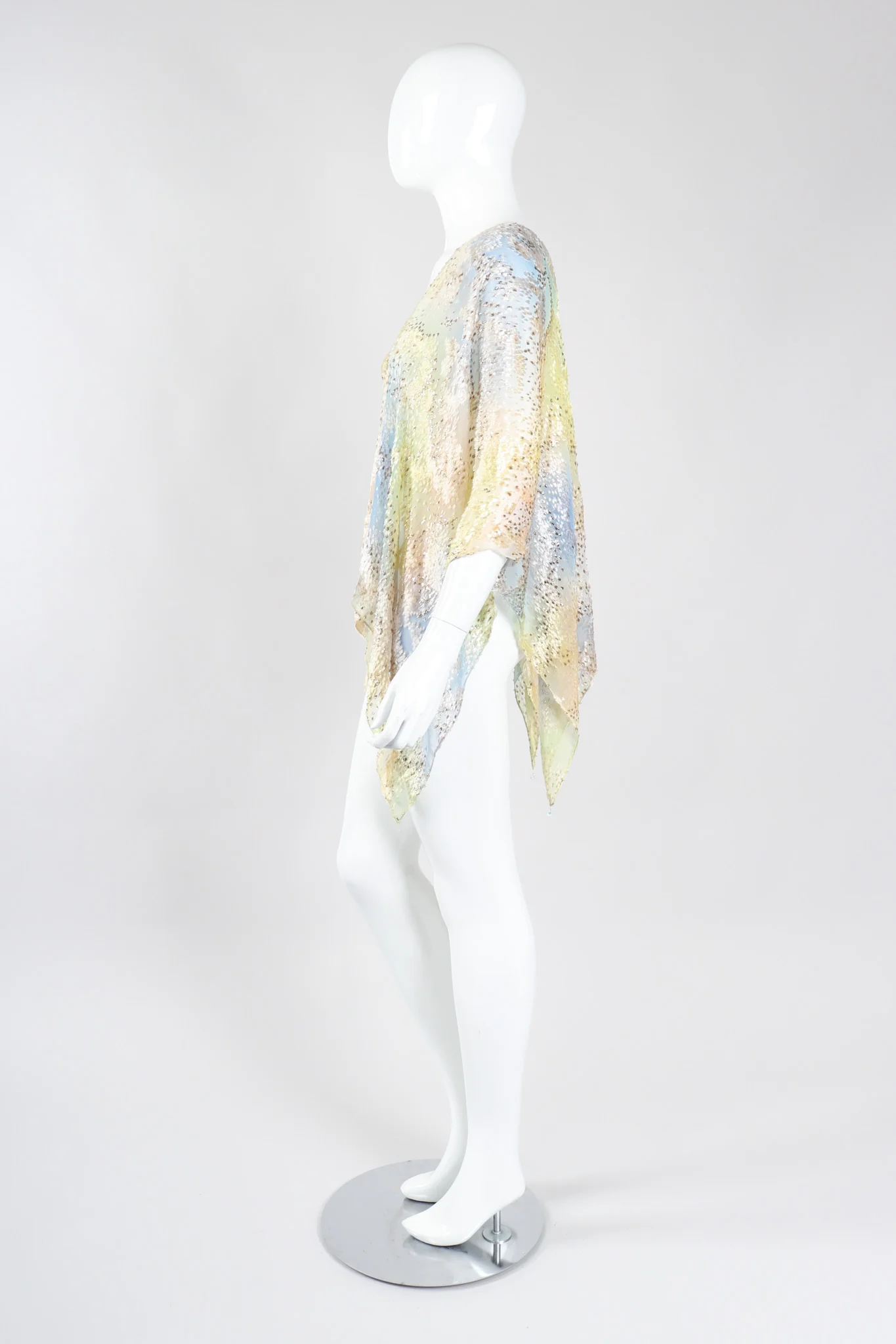 Ethereal Velvet Lamé Burnout Top - Image 5
