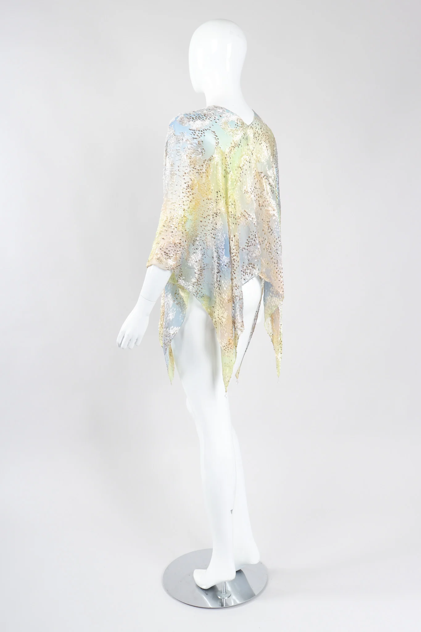 Ethereal Velvet Lamé Burnout Top - Image 6