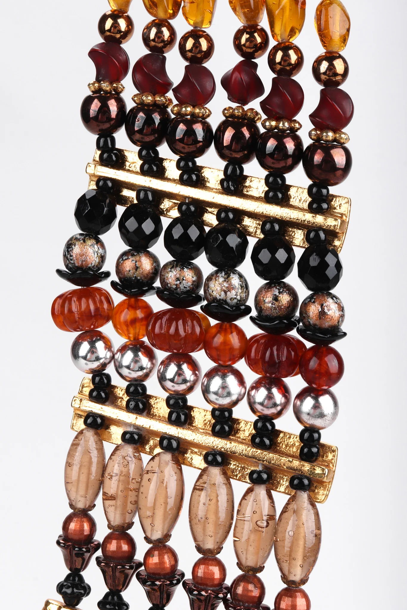 Etruscan Beaded Cuff Bracelet - Image 12