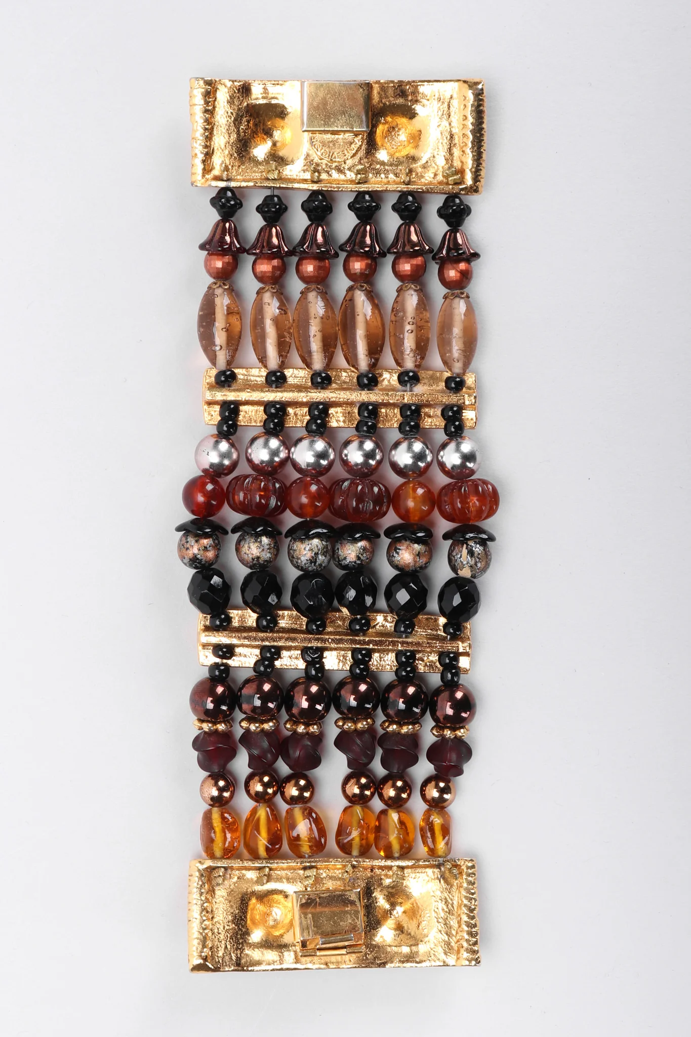 Etruscan Beaded Cuff Bracelet - Image 13