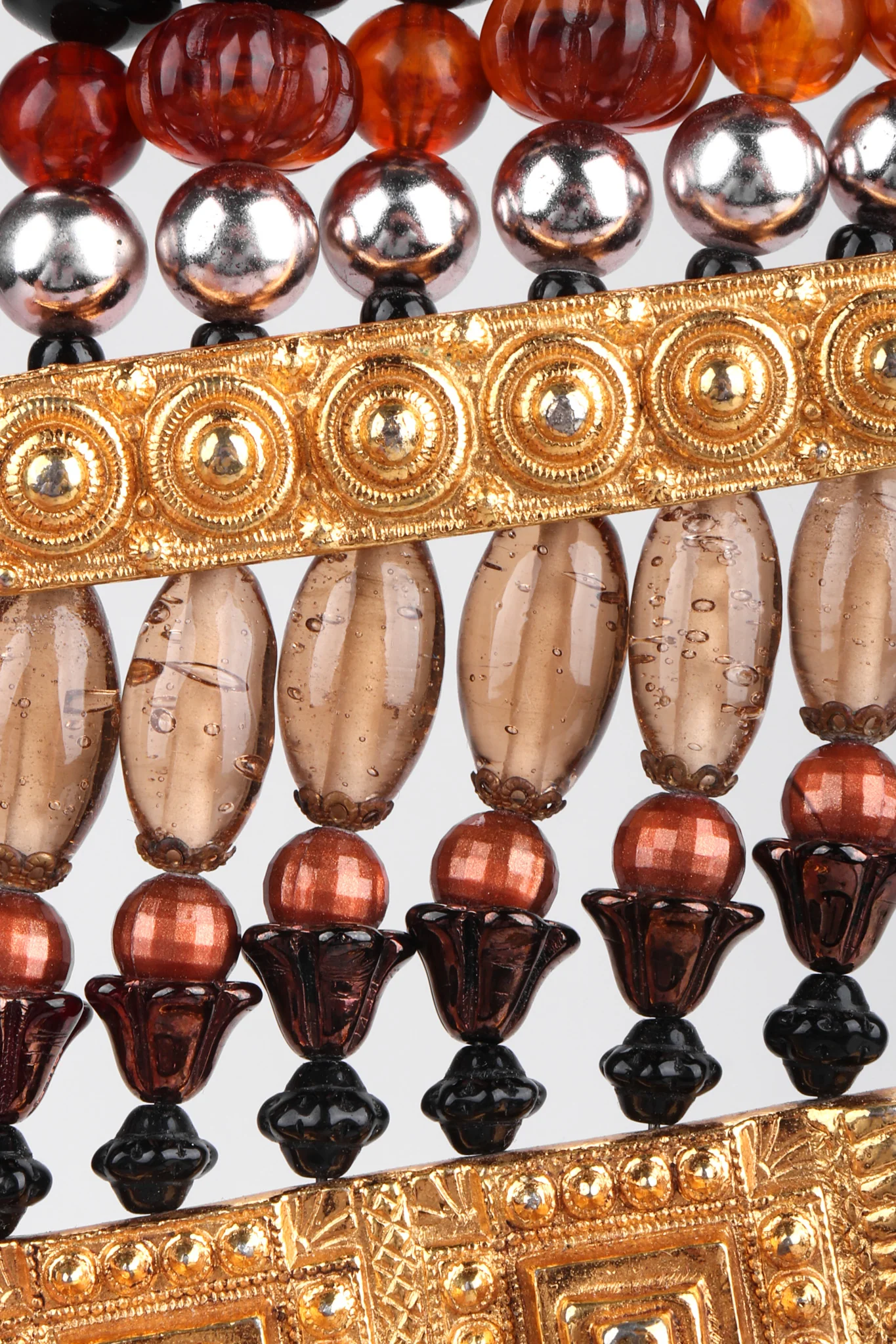 Etruscan Beaded Cuff Bracelet - Image 16