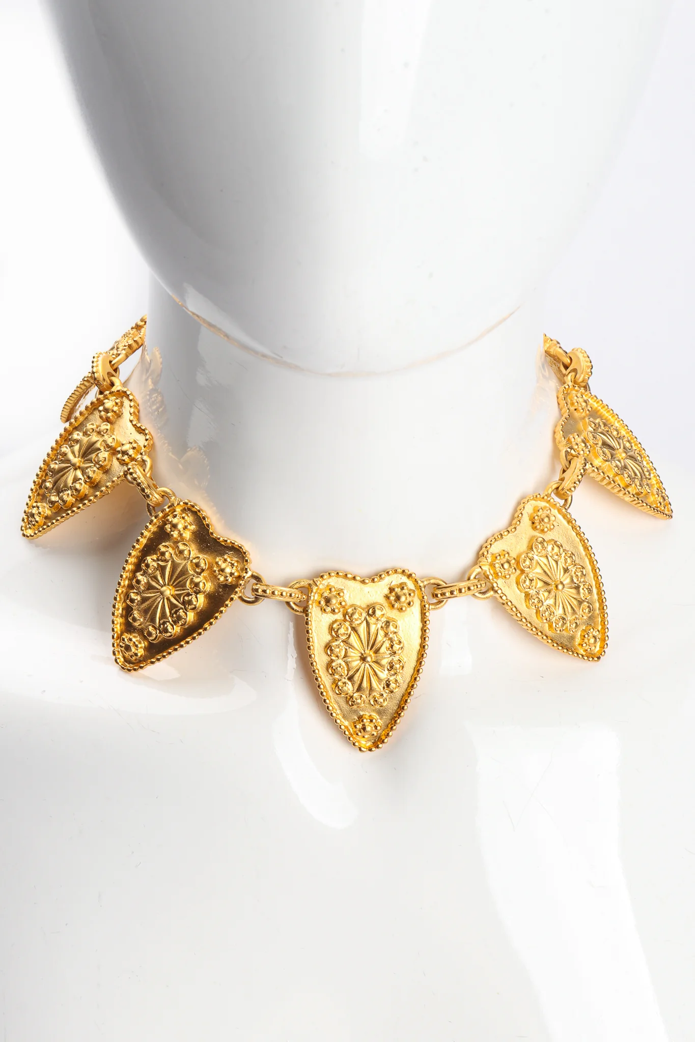 Etruscan Collar Necklace & Earring Set - Image 2