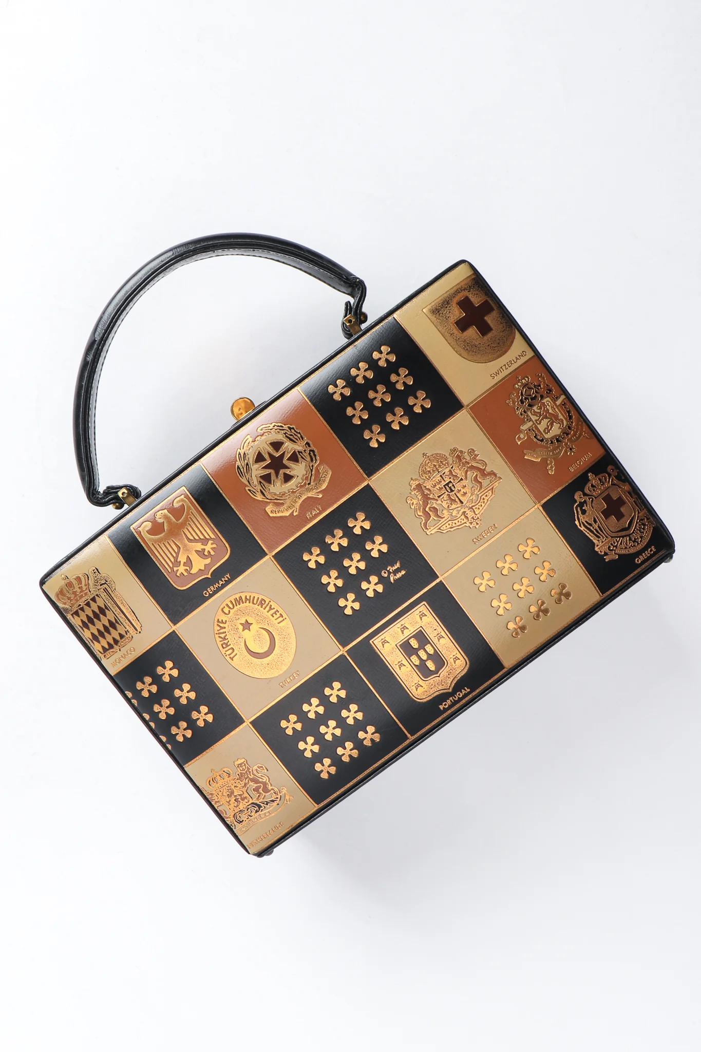 European Crest Box Bag - Image 4