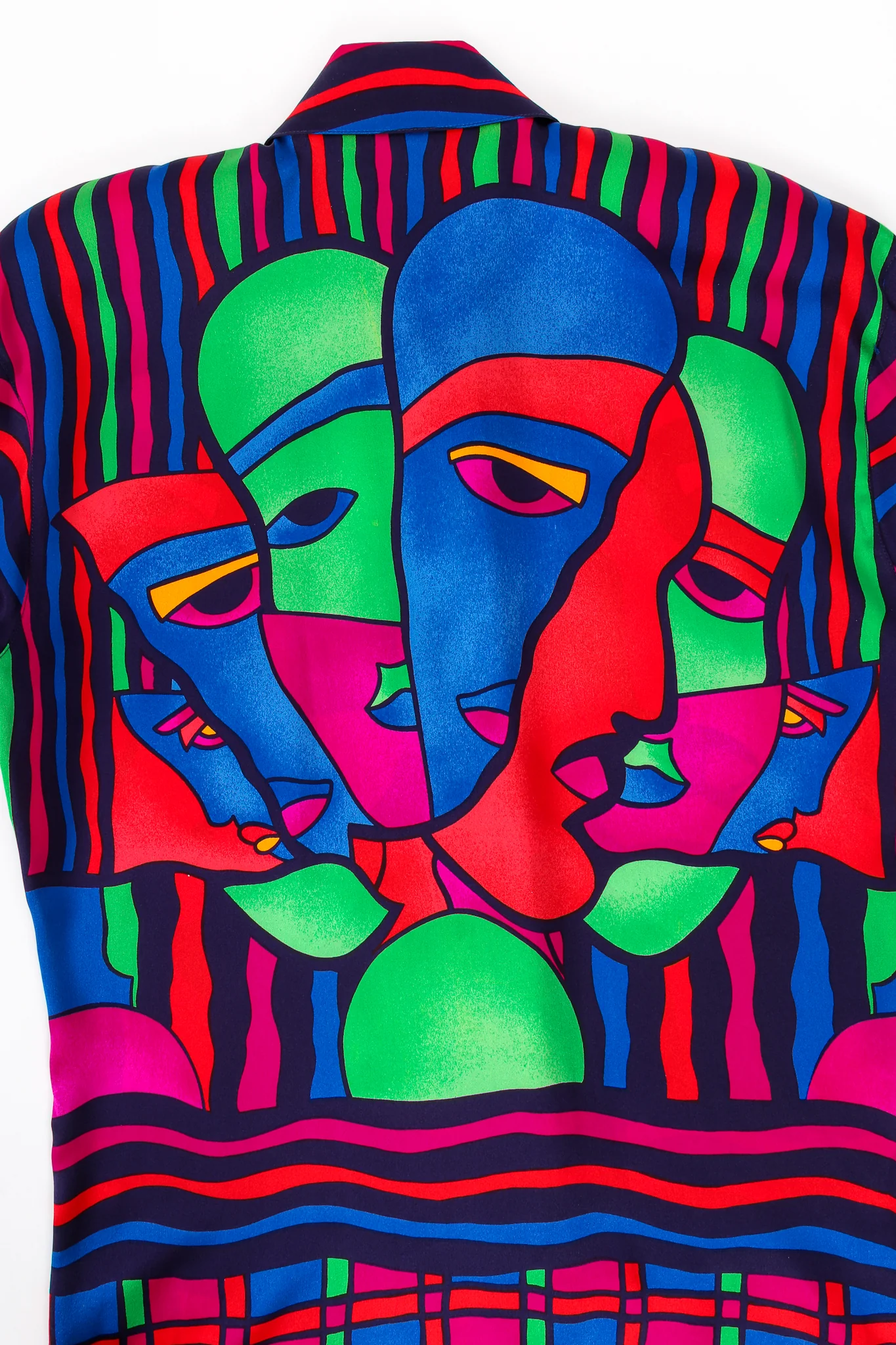 Expressionist Portrait Print Shirt - Image 17