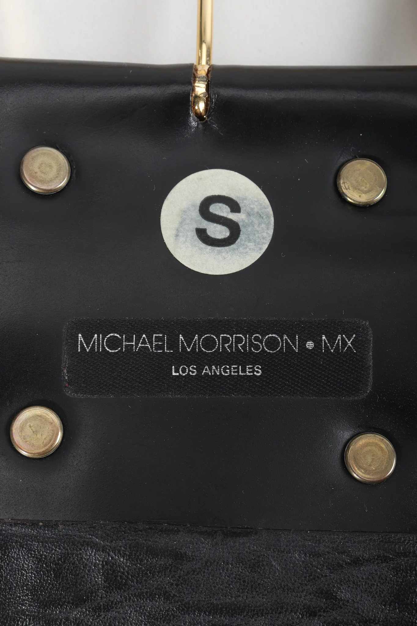 Extra-Wide Leather Stud Belt - Image 10