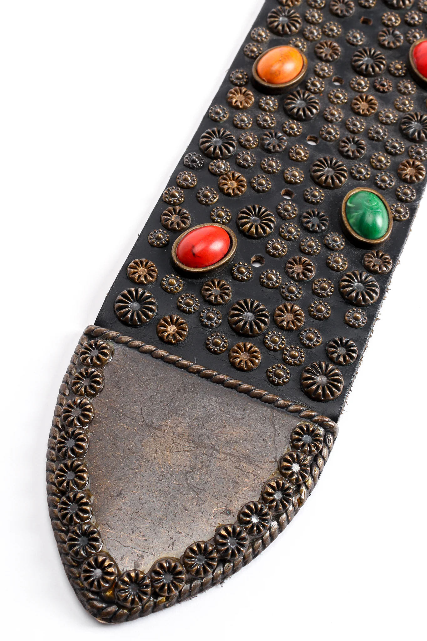 Extra-Wide Stone Studded Belt - Image 7