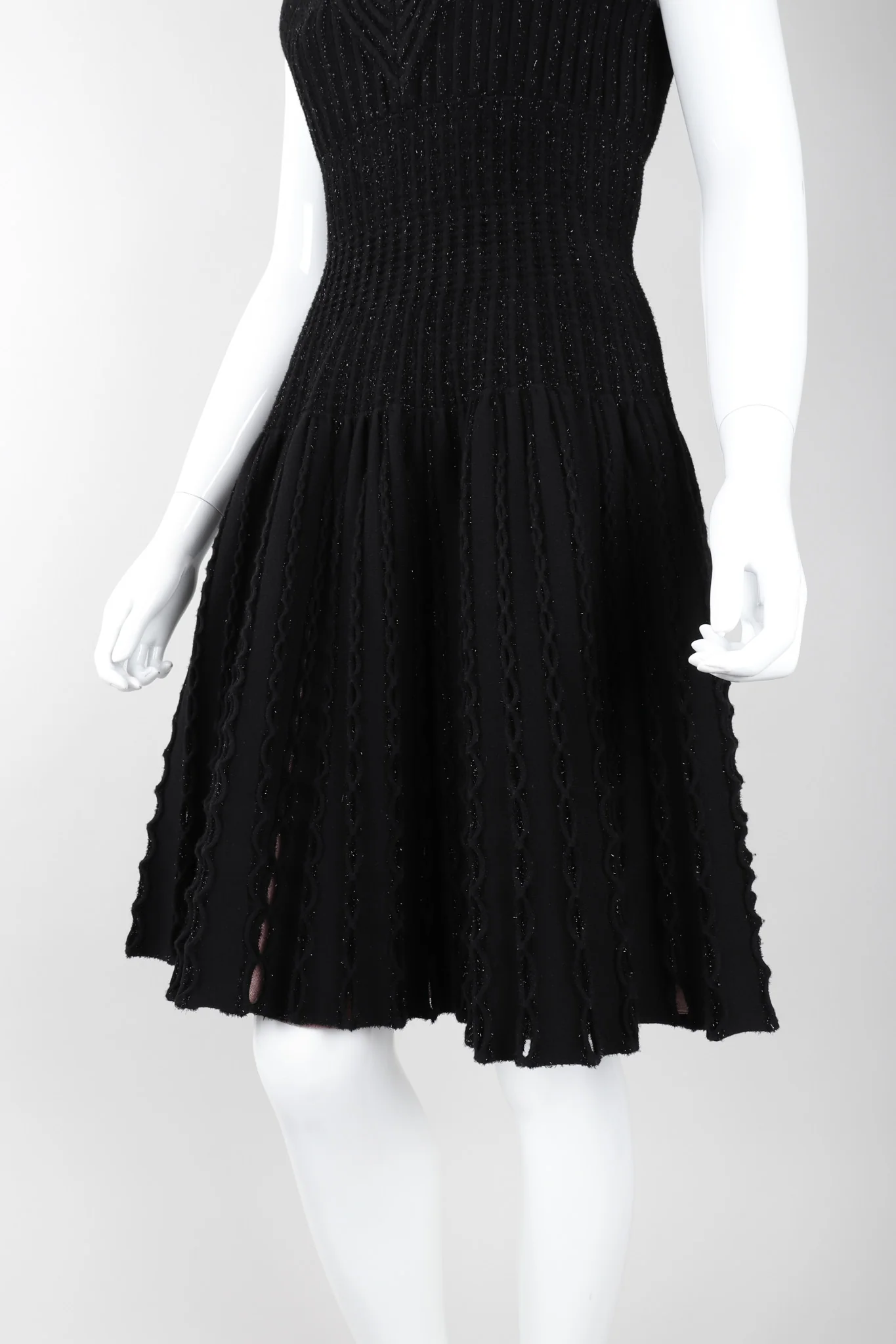 Eyelet Knit Cocktail Dress - Image 10