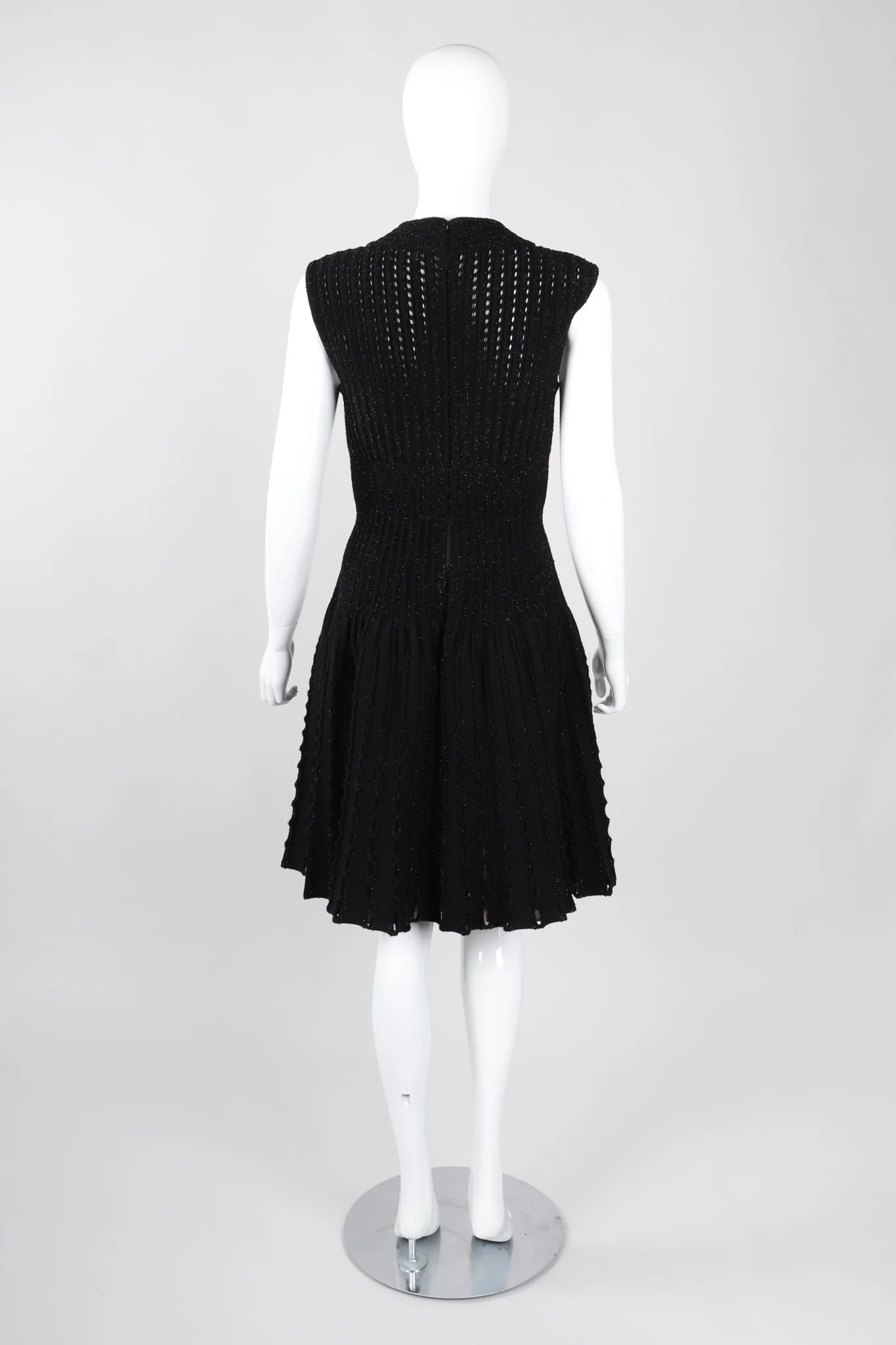 Eyelet Knit Cocktail Dress - Image 6