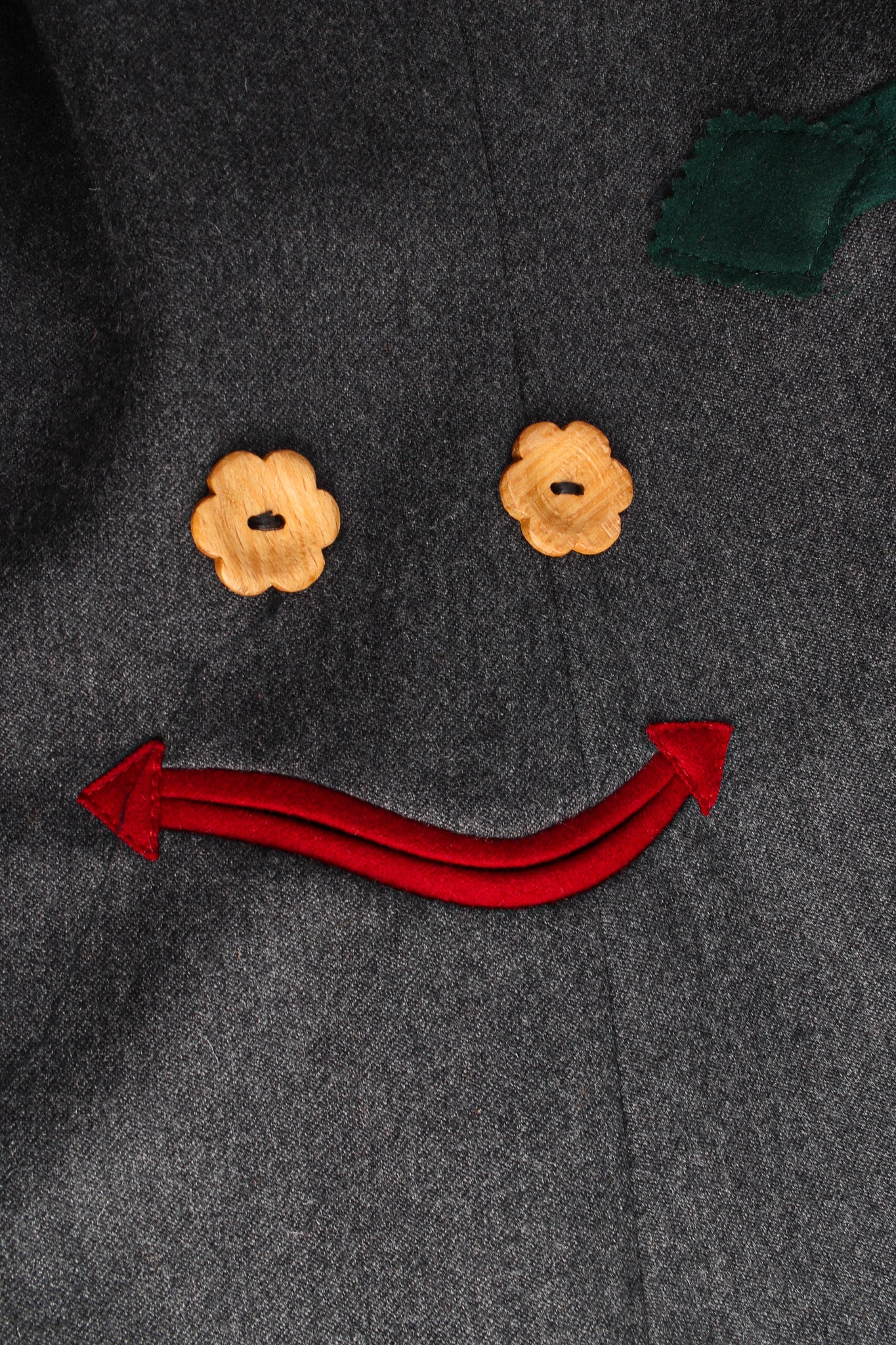 Face Expressions Acorn Wool Jacket - Image 10