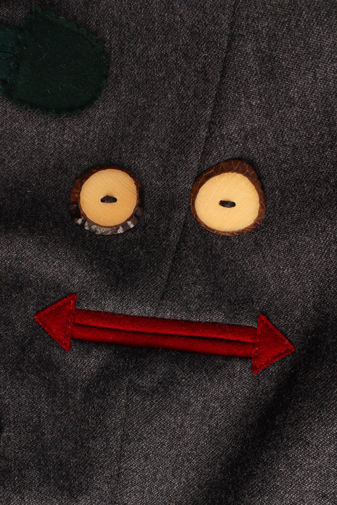 Face Expressions Acorn Wool Jacket - Image 12