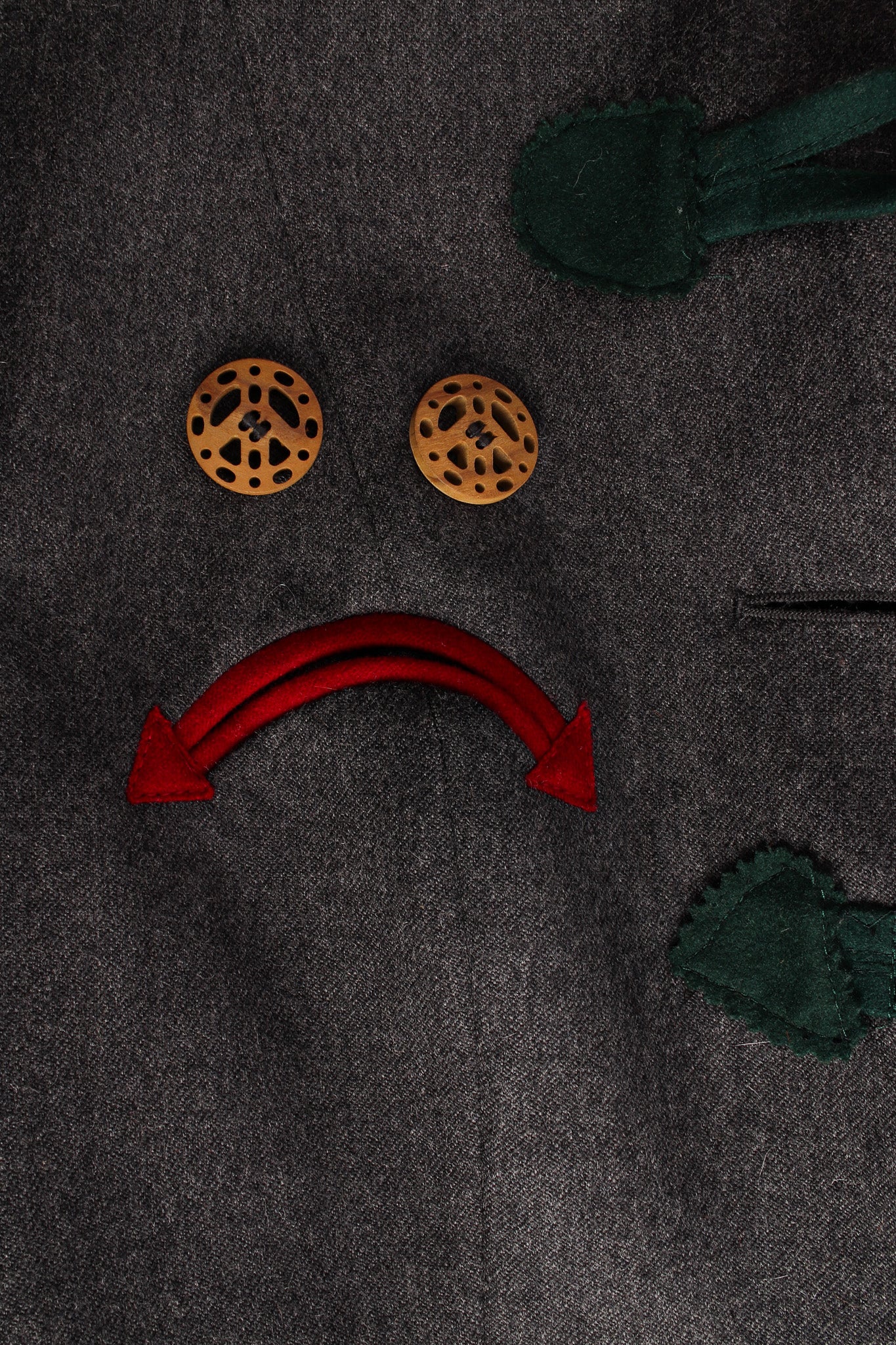Face Expressions Acorn Wool Jacket - Image 13