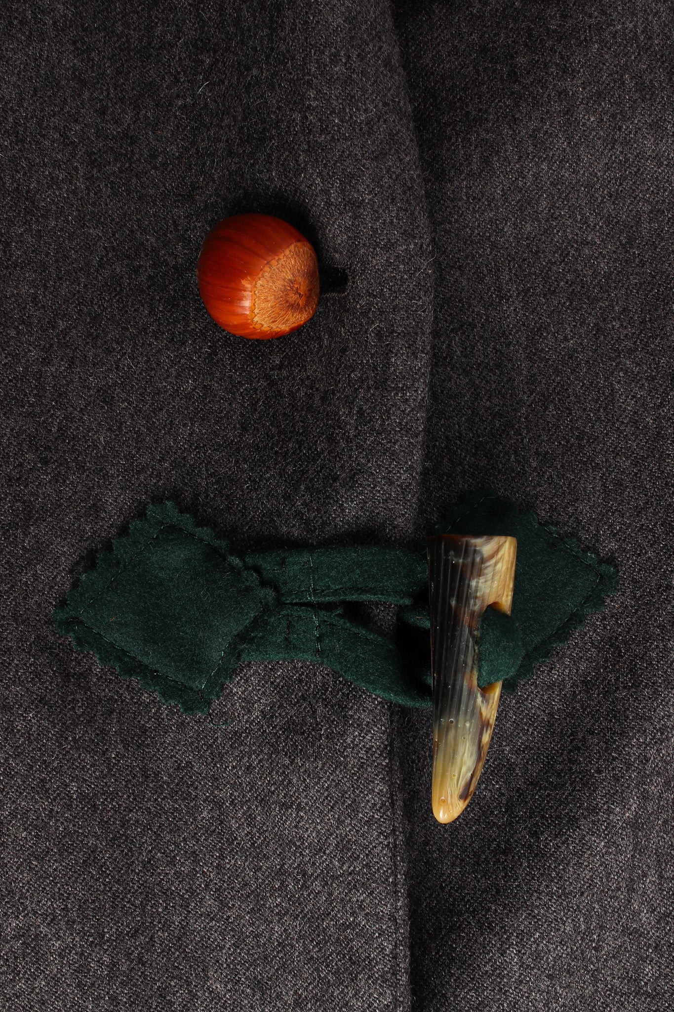 Face Expressions Acorn Wool Jacket - Image 9