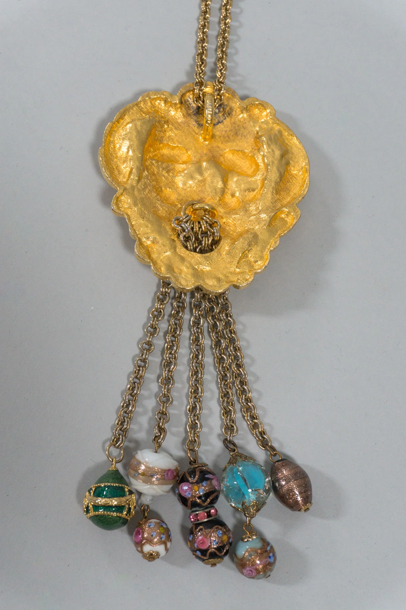 Face Relief Tassel Pendant - Image 5