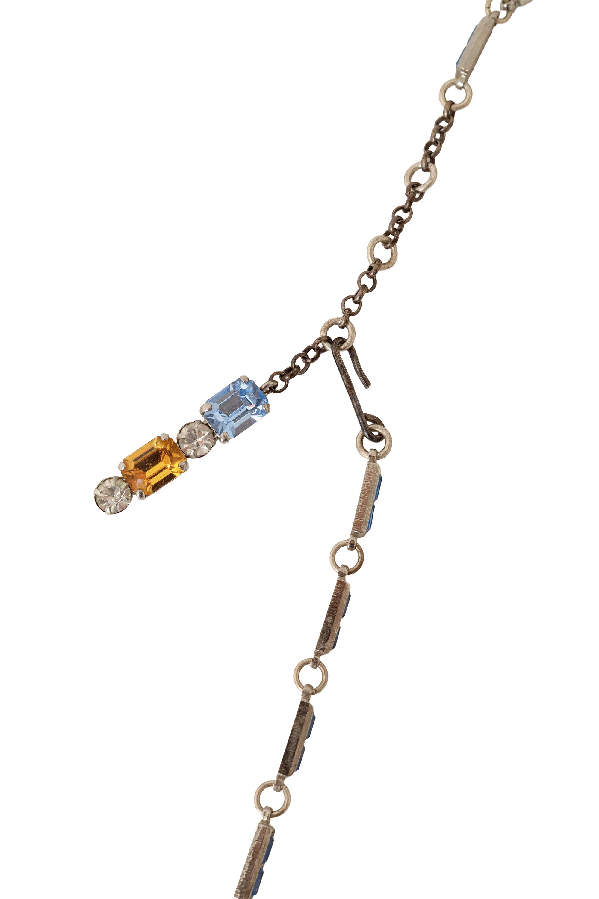 Faceted Crystal Panel Necklace - Image 4