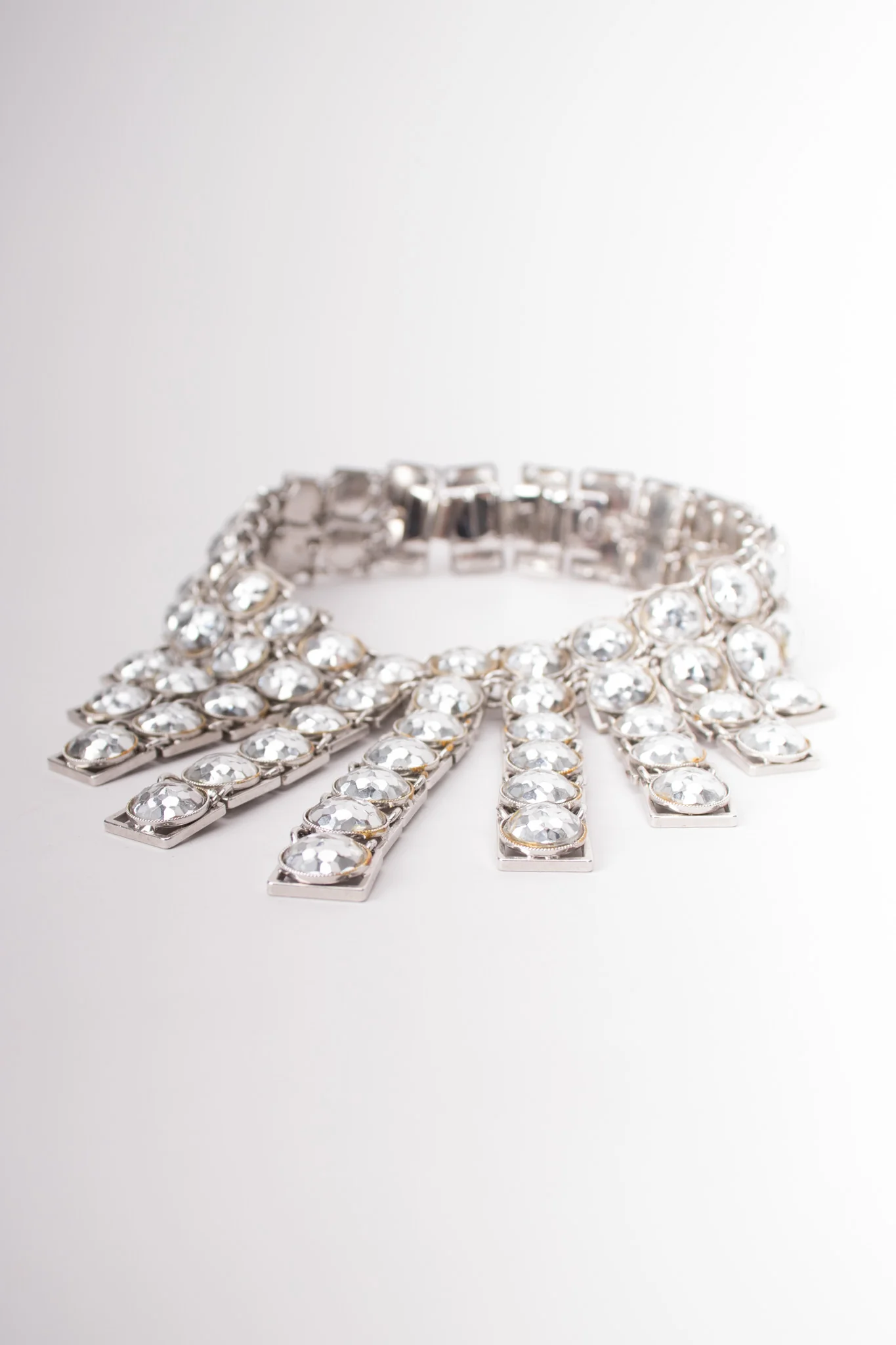 Faceted Silver Step Choker - Image 4