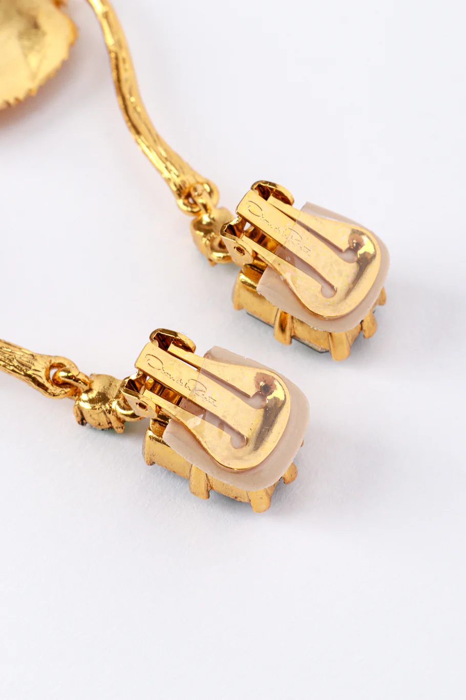 Falling Leaf Crystal Earrings - Image 5