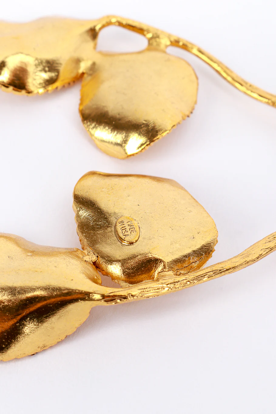 Falling Leaf Crystal Earrings - Image 6