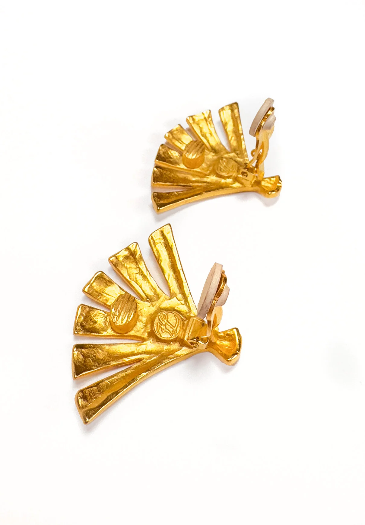 Fan Button Earrings - Image 4