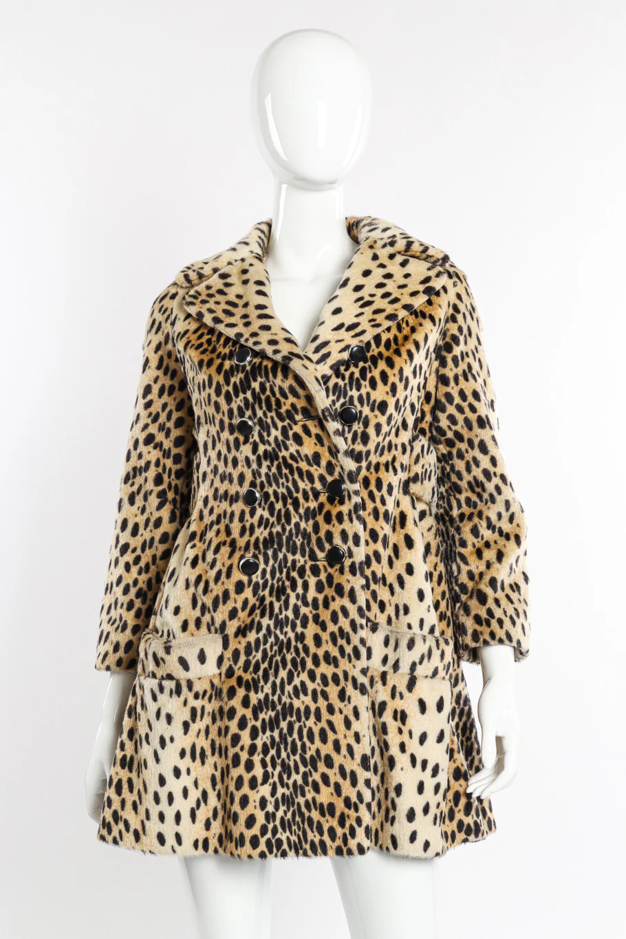 Faux Fur Cheetah Coat