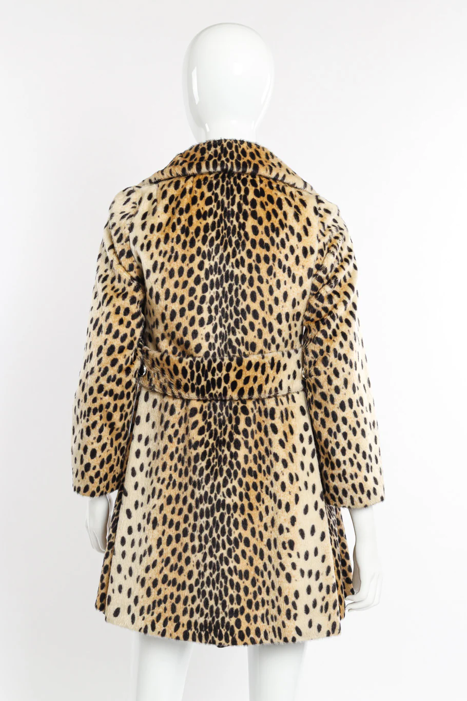 Faux Fur Cheetah Coat - Image 4